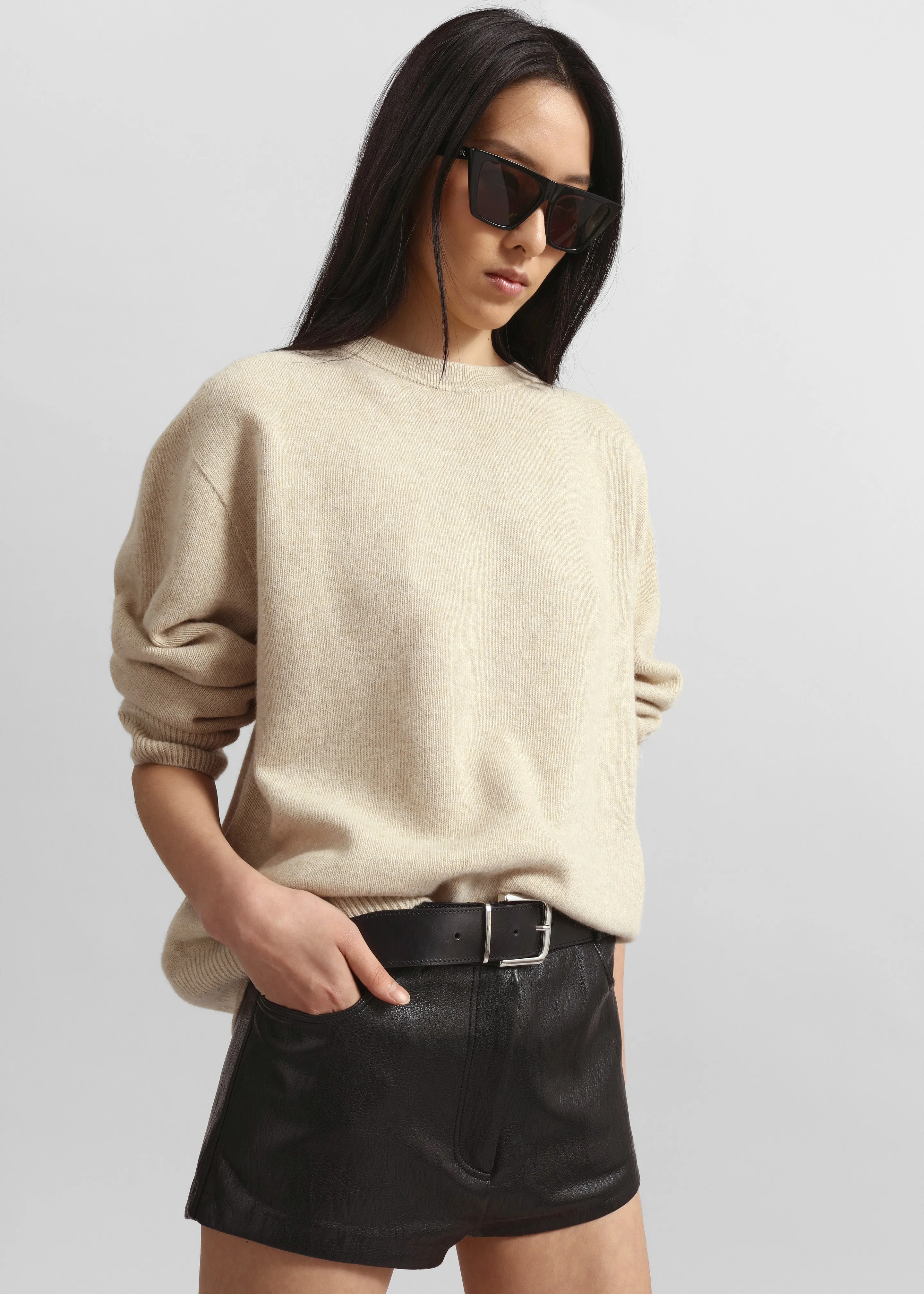 Nashik Wool Sweater - Cream sold by Frankie Shop