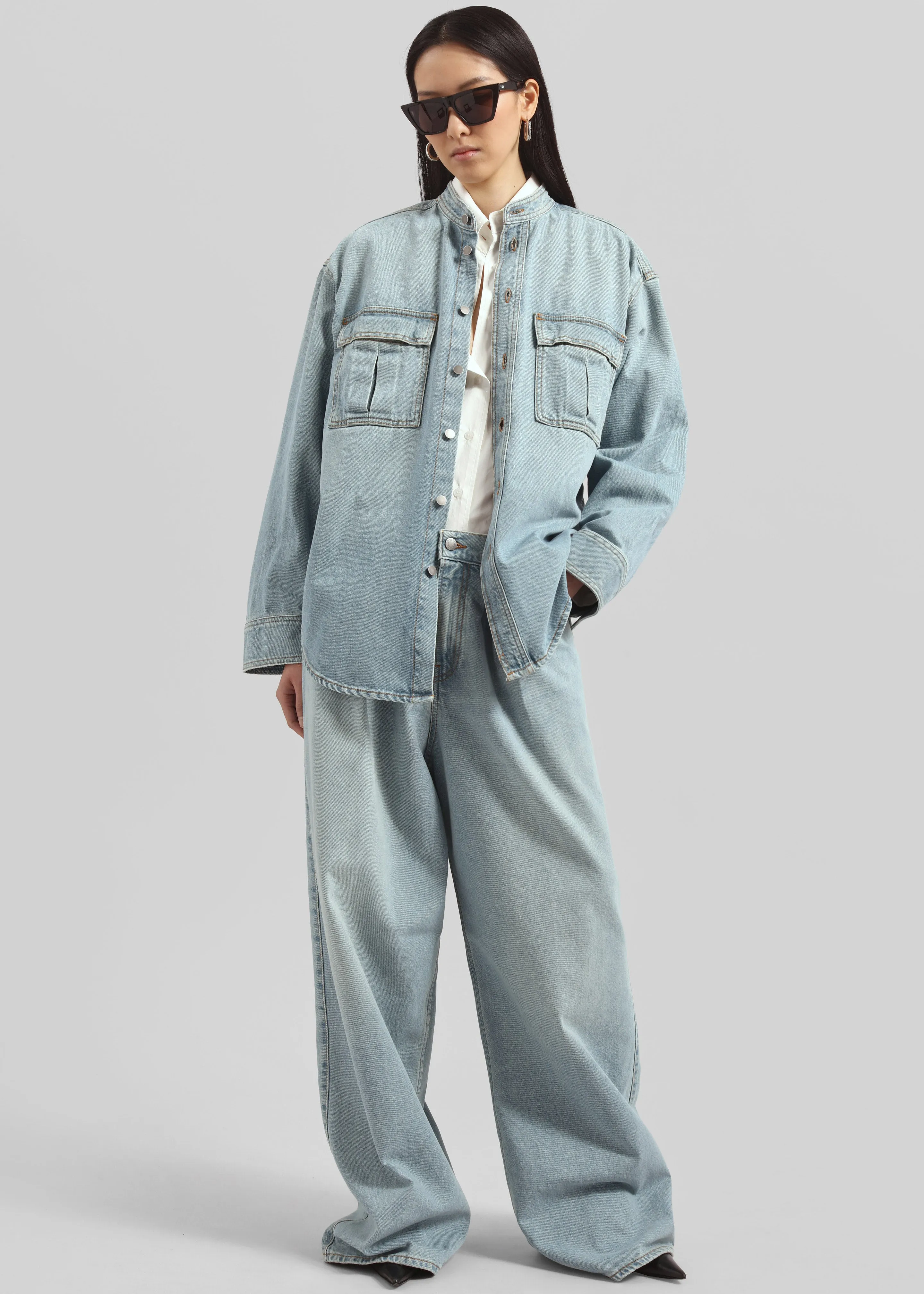 Haikure Ivonne Jacket - Emerald Blue sold by Frankie Shop product image thumbnail 5