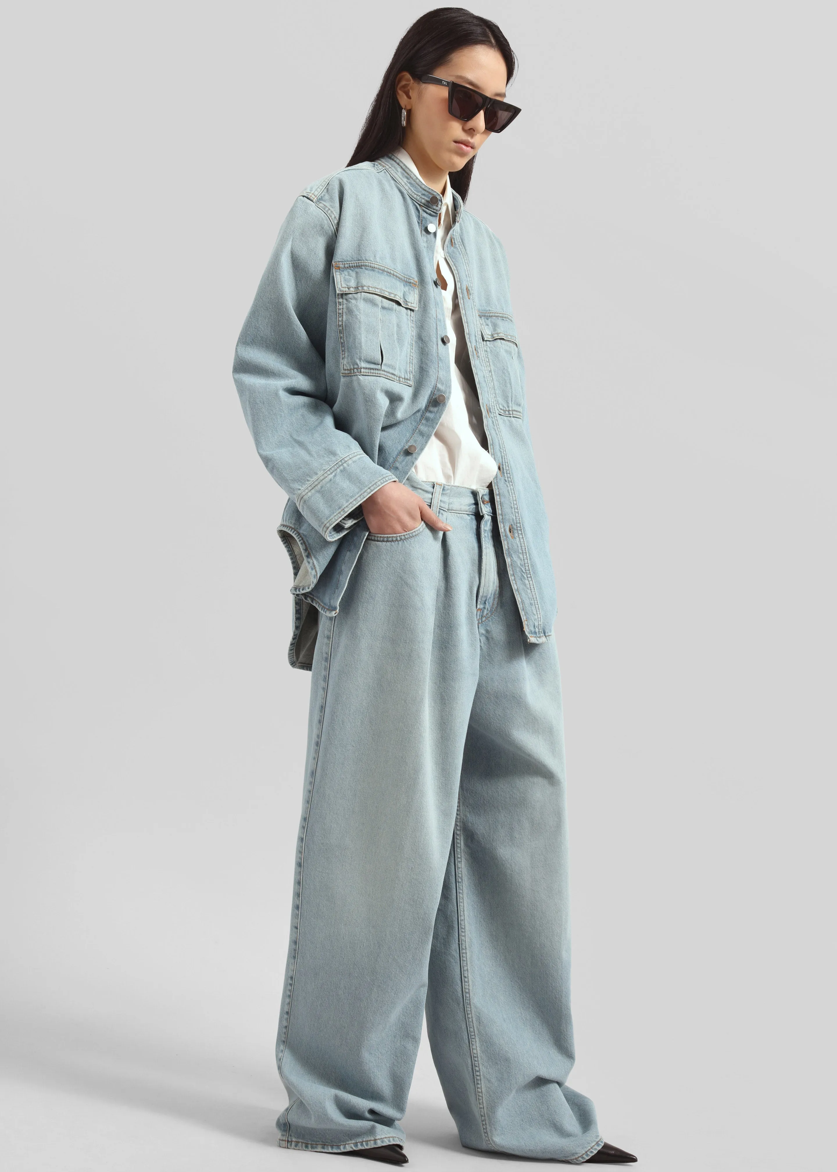 Haikure Ivonne Jacket - Emerald Blue sold by Frankie Shop product image thumbnail 3