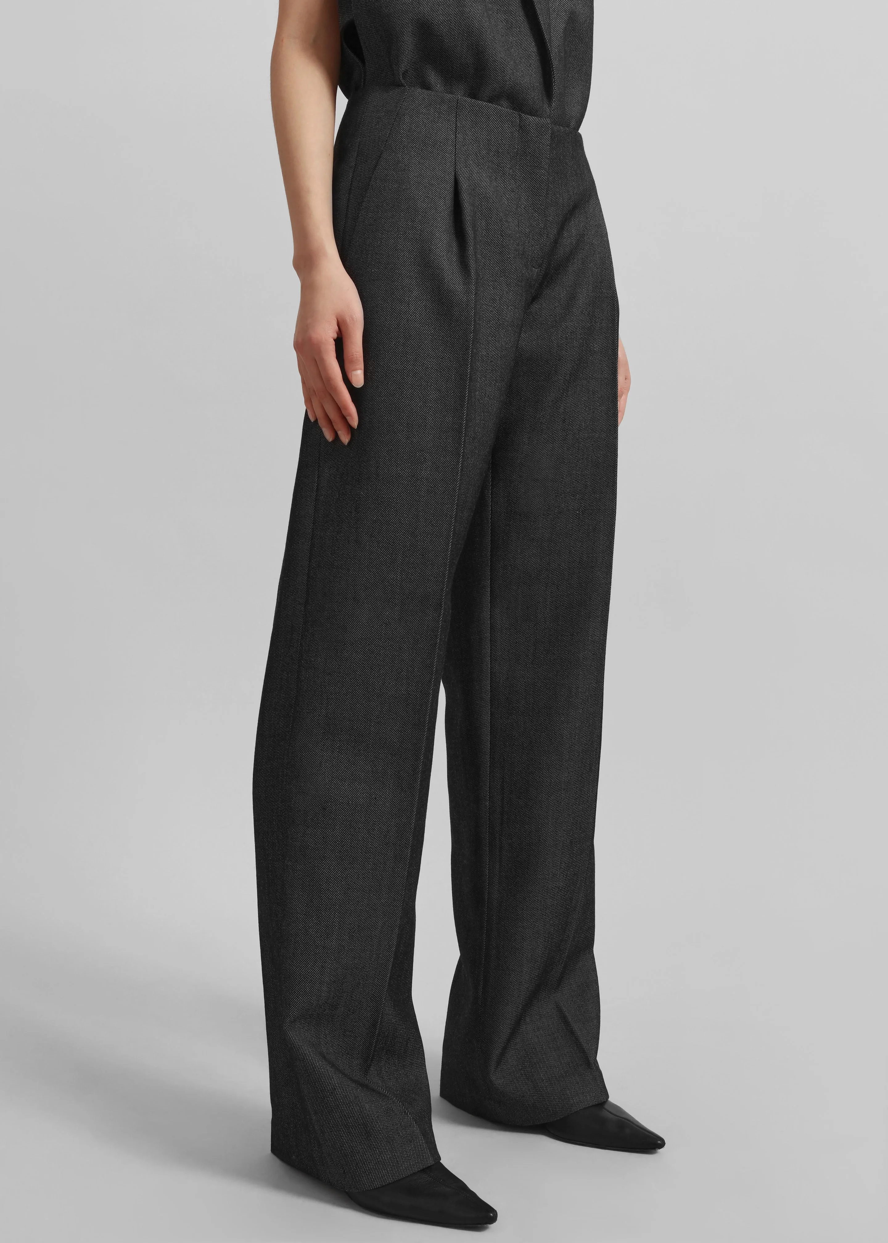Christopher Esber Redux Twill Trousers - Speckled Black sold by Frankie Shop product image thumbnail 5