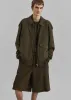 Radlett Suede Bermuda Shorts - Khaki sold by Frankie Shop