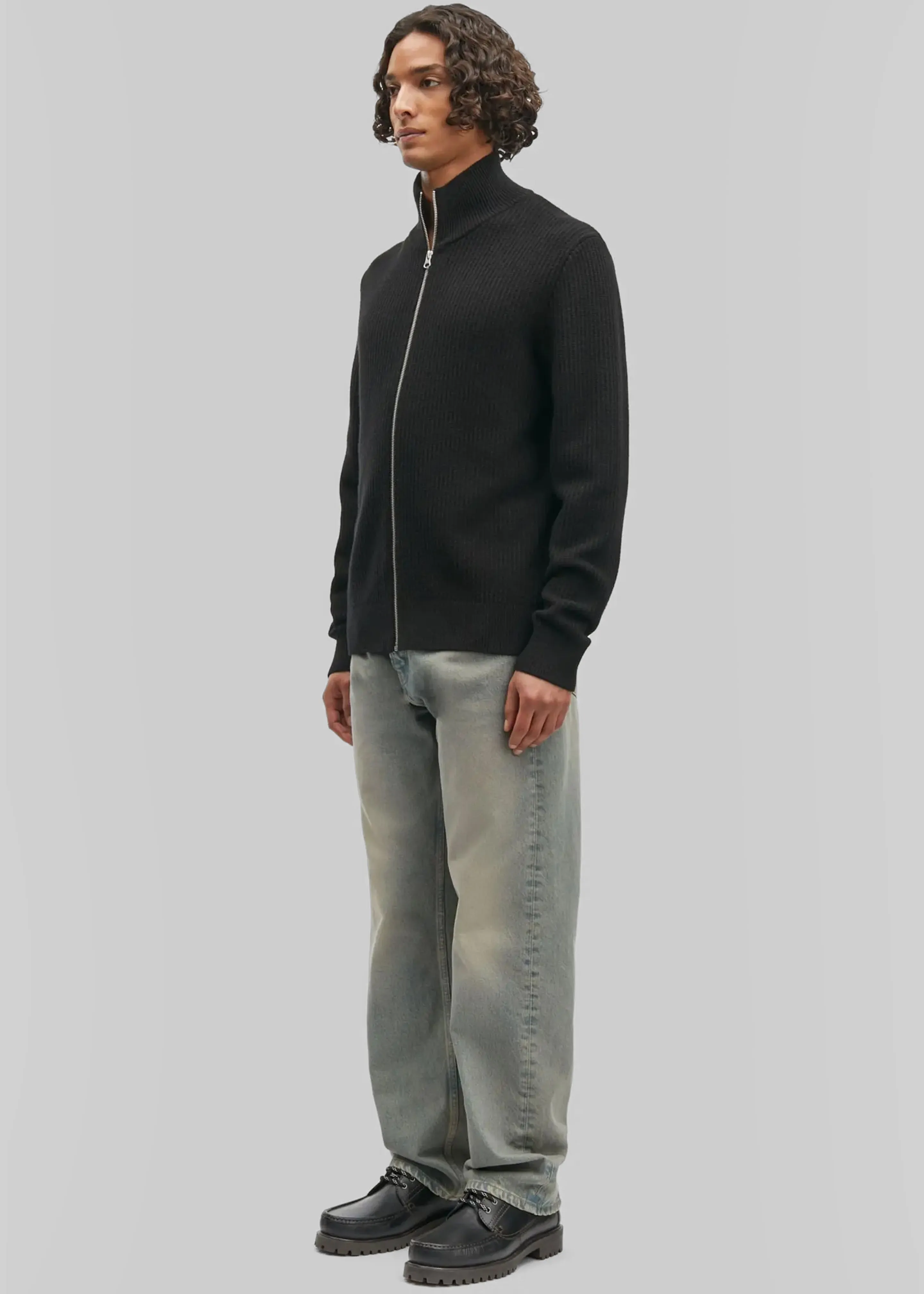 Samsøe Samsøe Sadem Zip Cardigan - Black sold by Frankie Shop product image thumbnail 3