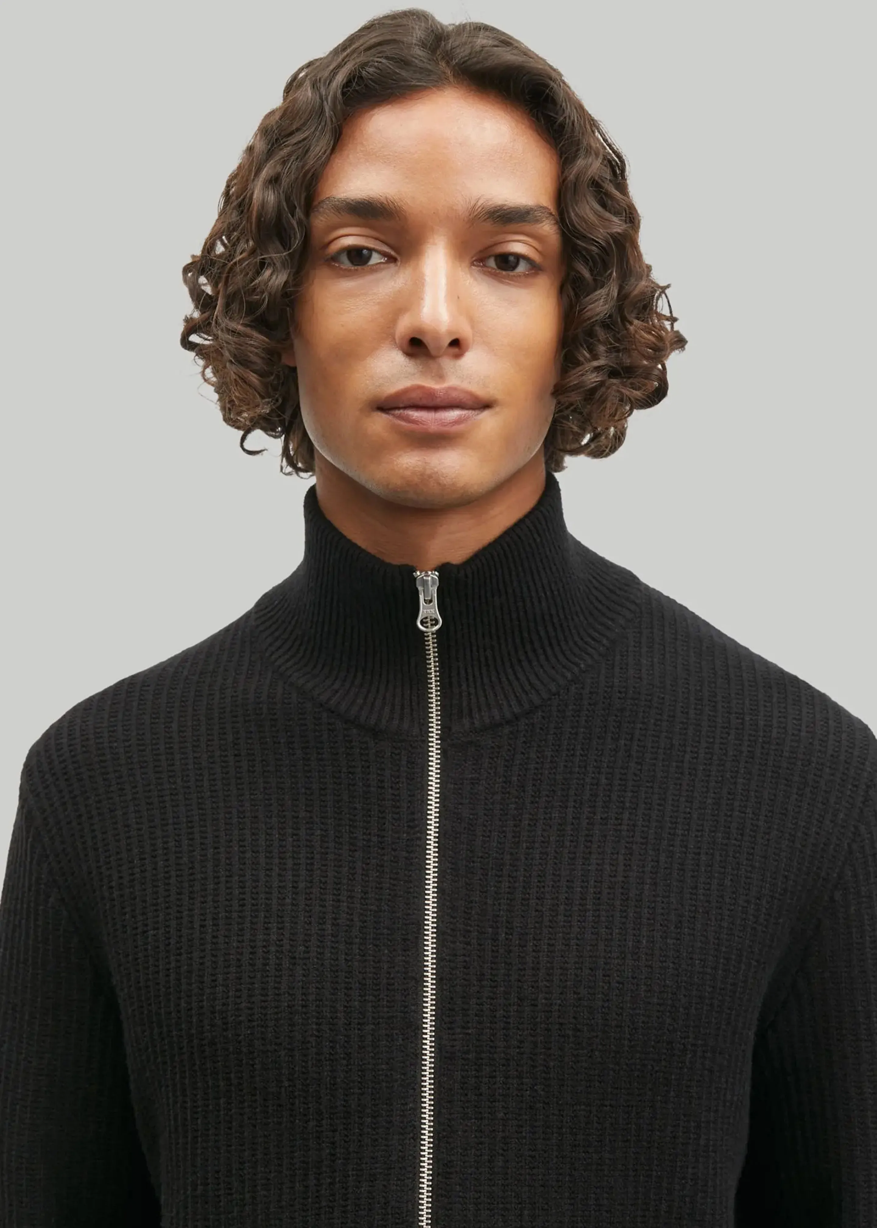Samsøe Samsøe Sadem Zip Cardigan - Black sold by Frankie Shop product image thumbnail 2
