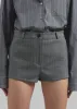 Tenby Striped Hot Pants - Grey Melange sold by Frankie Shop