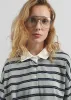 Mizan Striped Polo - Grey sold by Frankie Shop