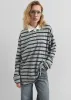 Mizan Striped Polo - Grey sold by Frankie Shop