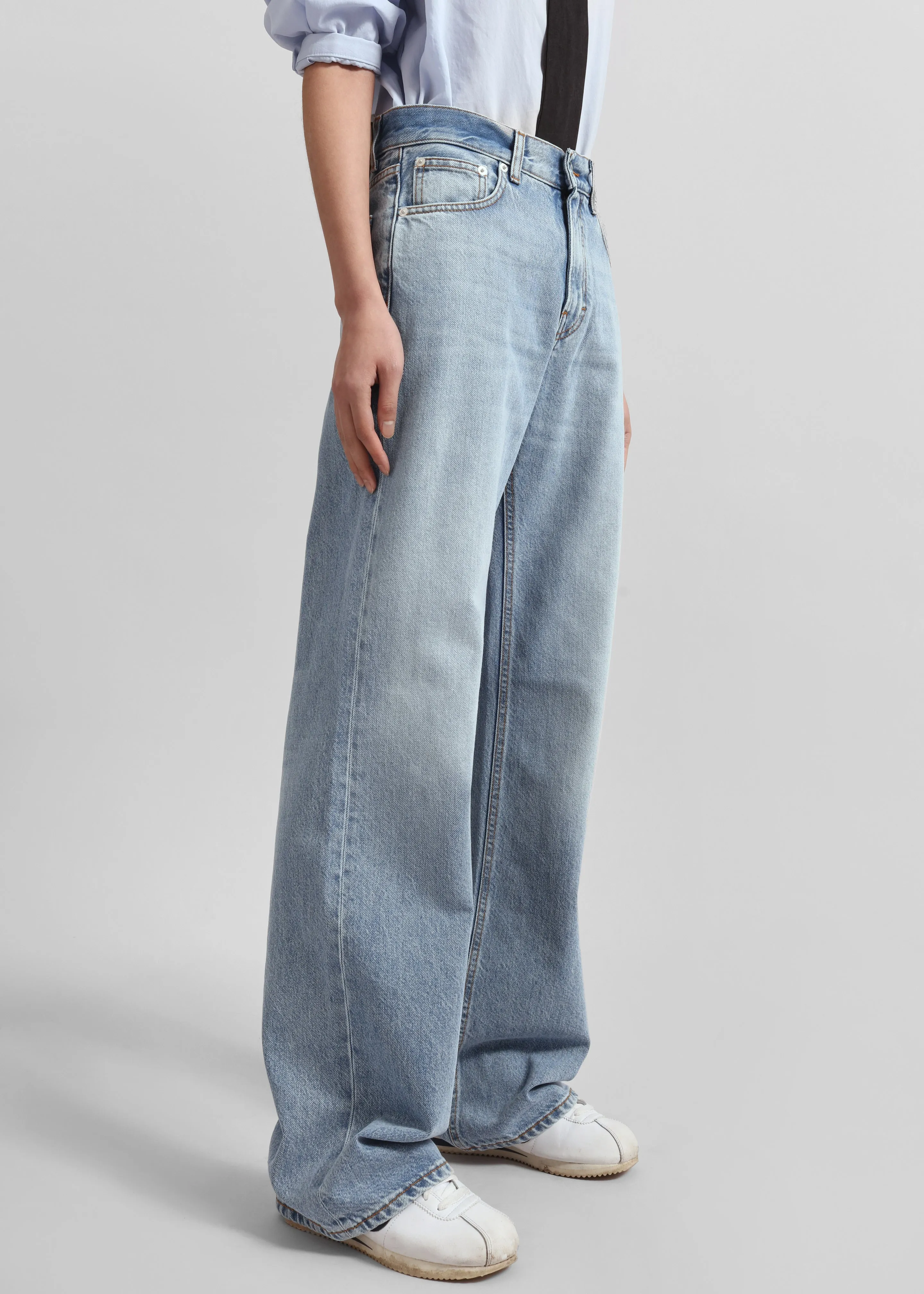 Haikure Korea Pants - Blue Aqua sold by Frankie Shop product image thumbnail 3