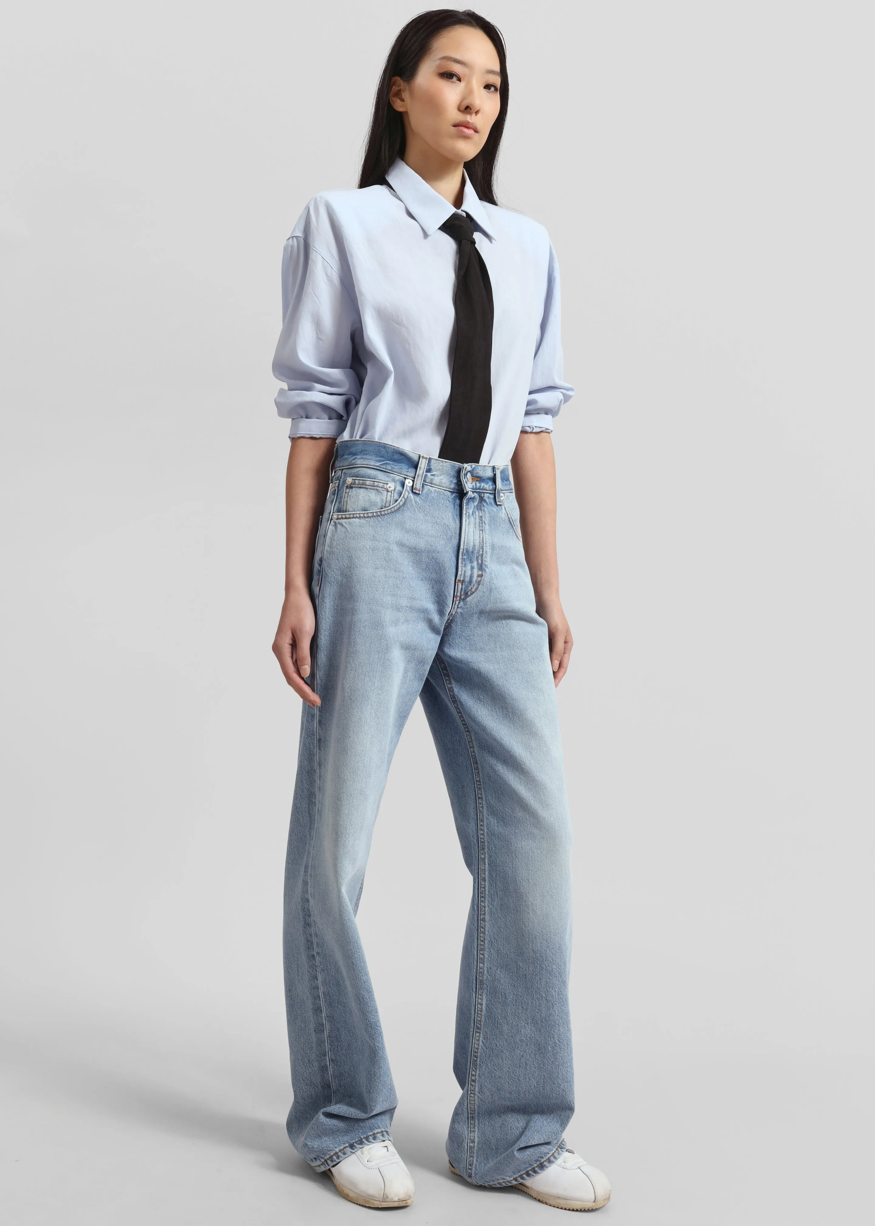 Haikure Korea Pants - Blue Aqua sold by Frankie Shop product image thumbnail 2