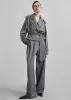 Simona Short Trench - Grey Melange sold by Frankie Shop