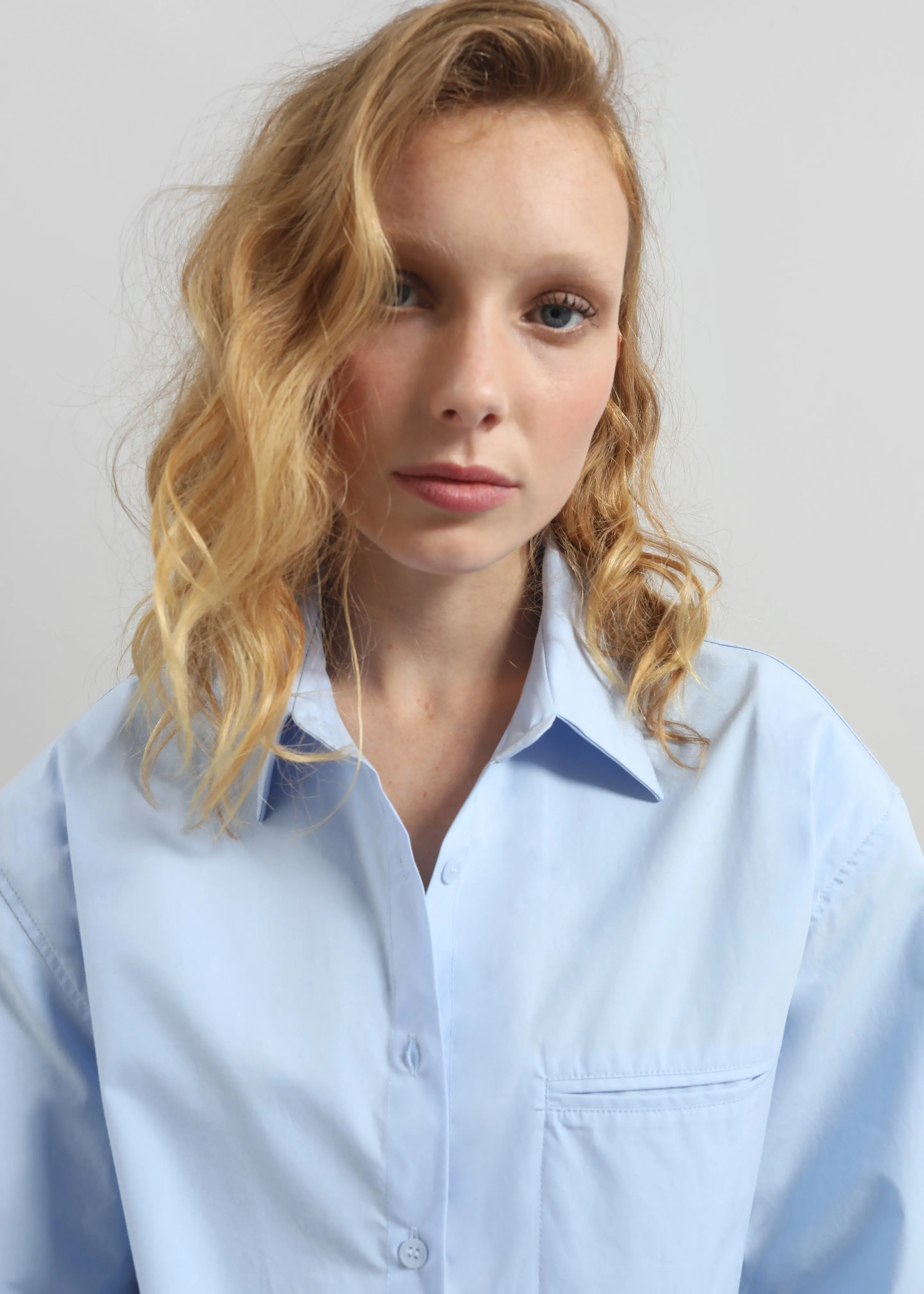 Auster Padded Shirt - Sky Blue sold by Frankie Shop product image thumbnail 5