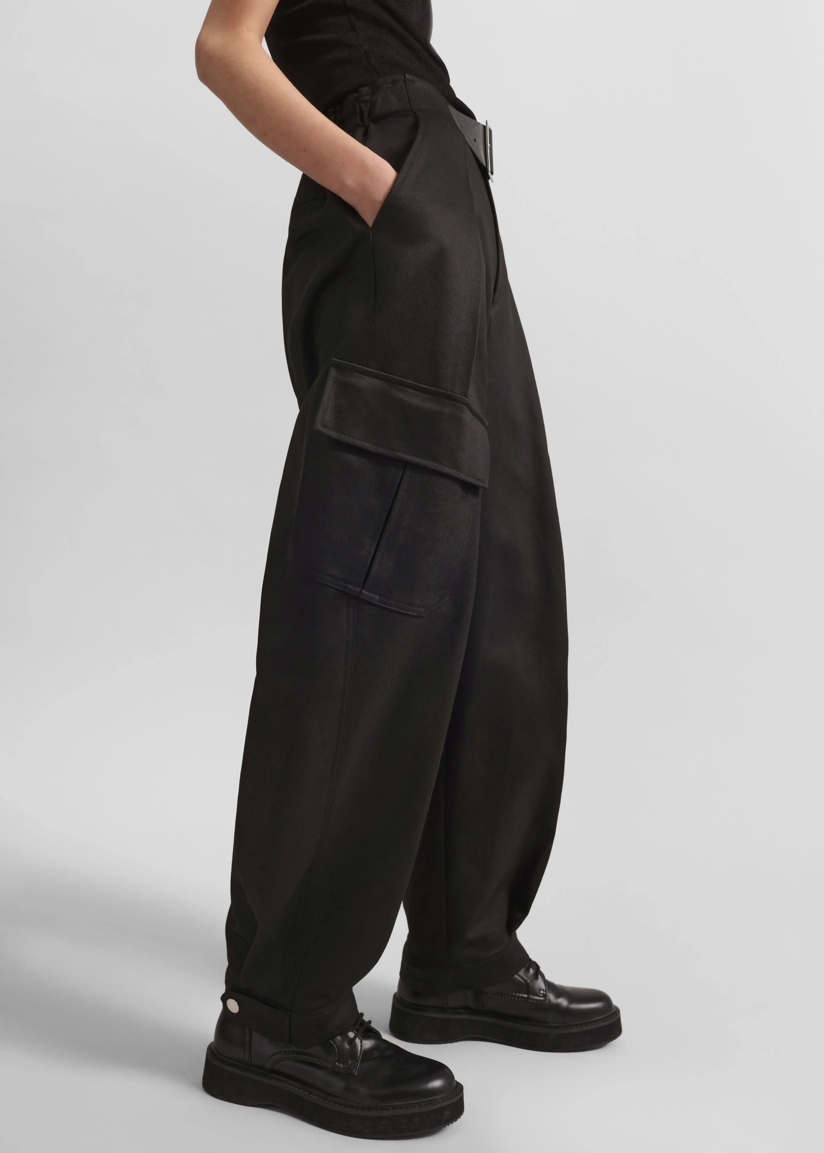 Haskel Cargo Pants - Black sold by Frankie Shop product image thumbnail 4