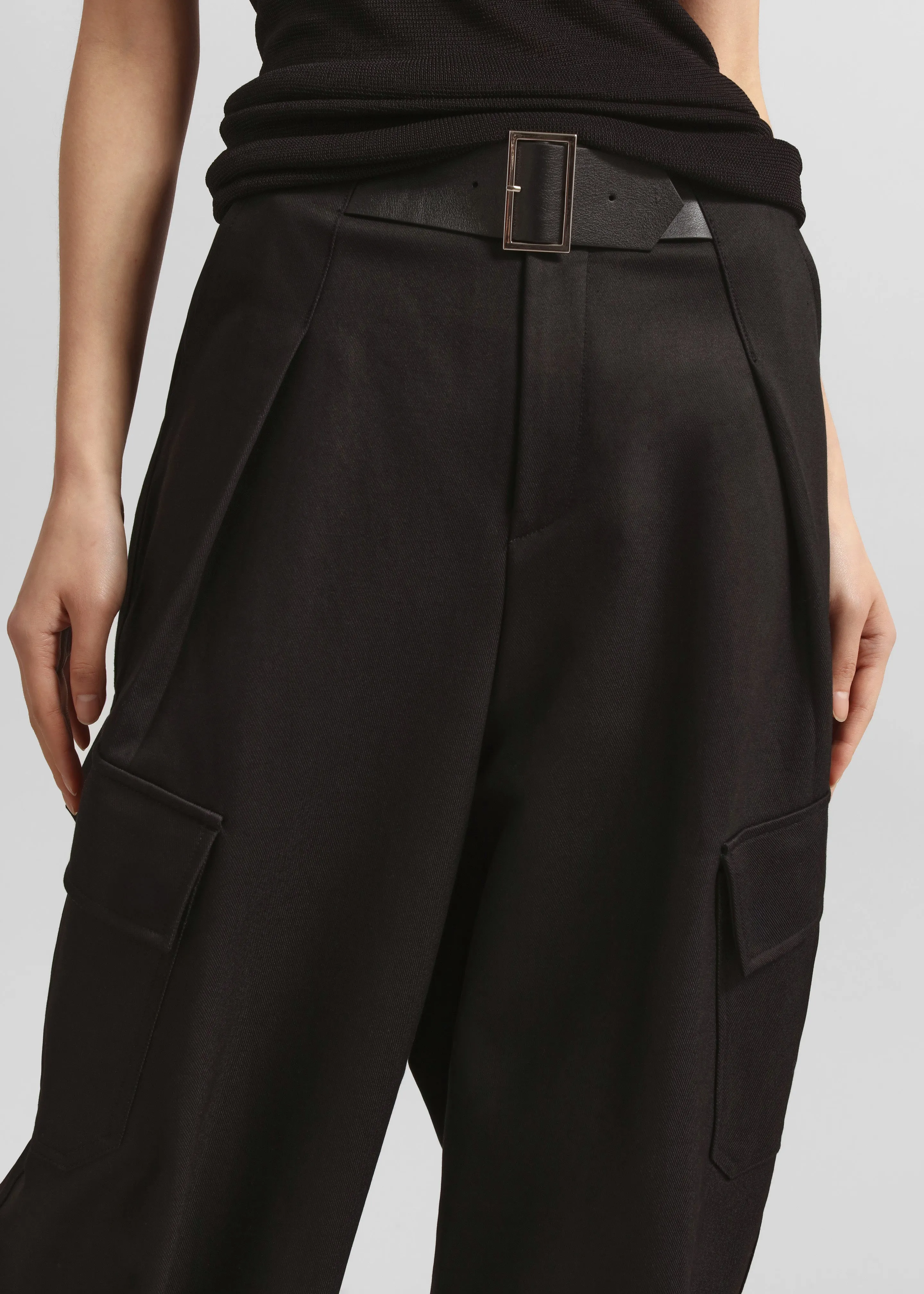 Haskel Cargo Pants - Black sold by Frankie Shop product image thumbnail 3