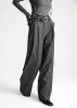 Nellore Pleated Denim Pants - Dark Grey Melange sold by Frankie Shop