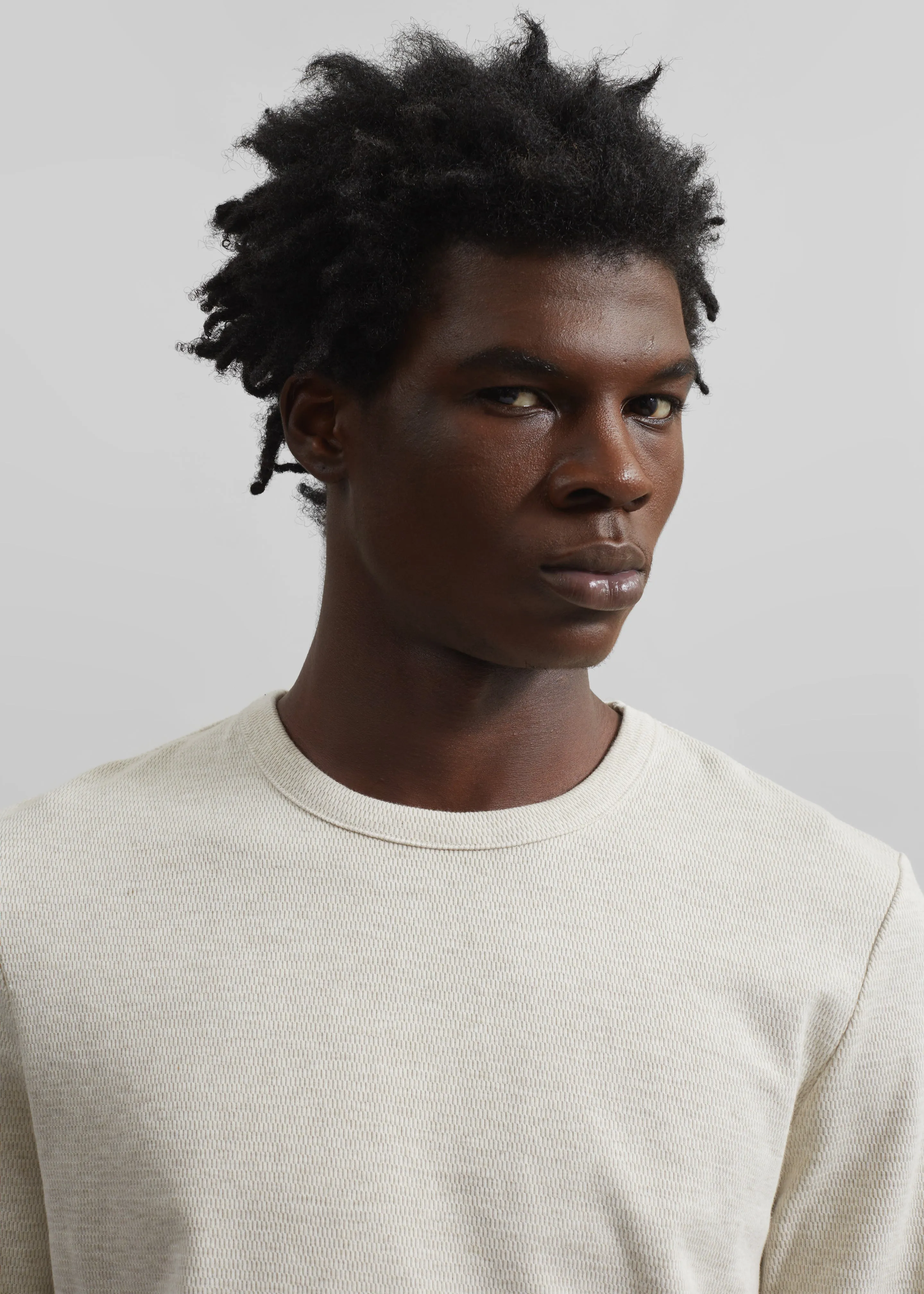 Samsøe Samsøe Saromeo LS T-Shirt - Clear Cream Melange sold by Frankie Shop product image thumbnail 5