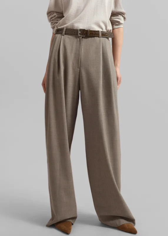 Sonoma Trousers - Taupe sold by Frankie Shop