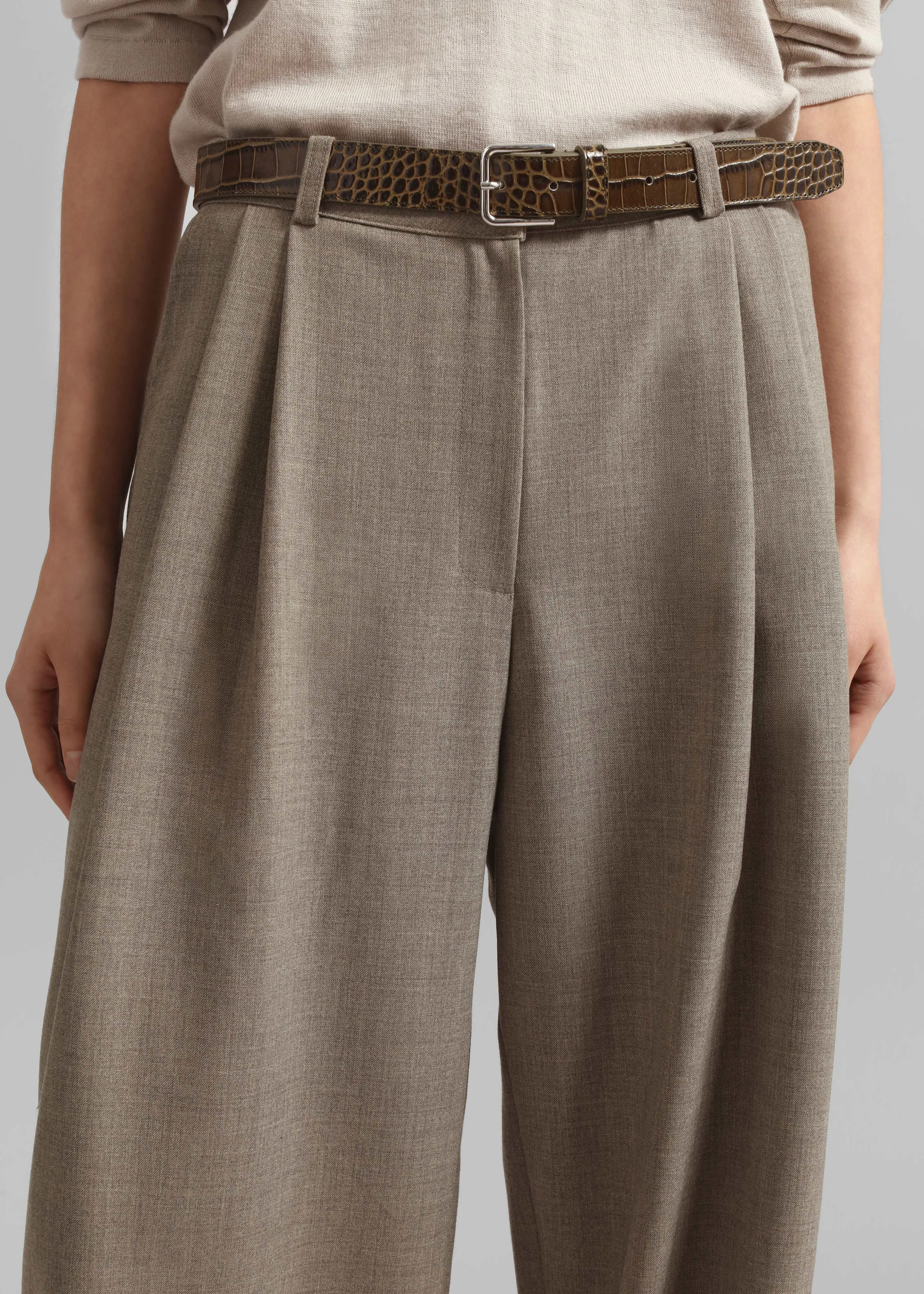 Sonoma Trousers - Taupe sold by Frankie Shop product image thumbnail 3