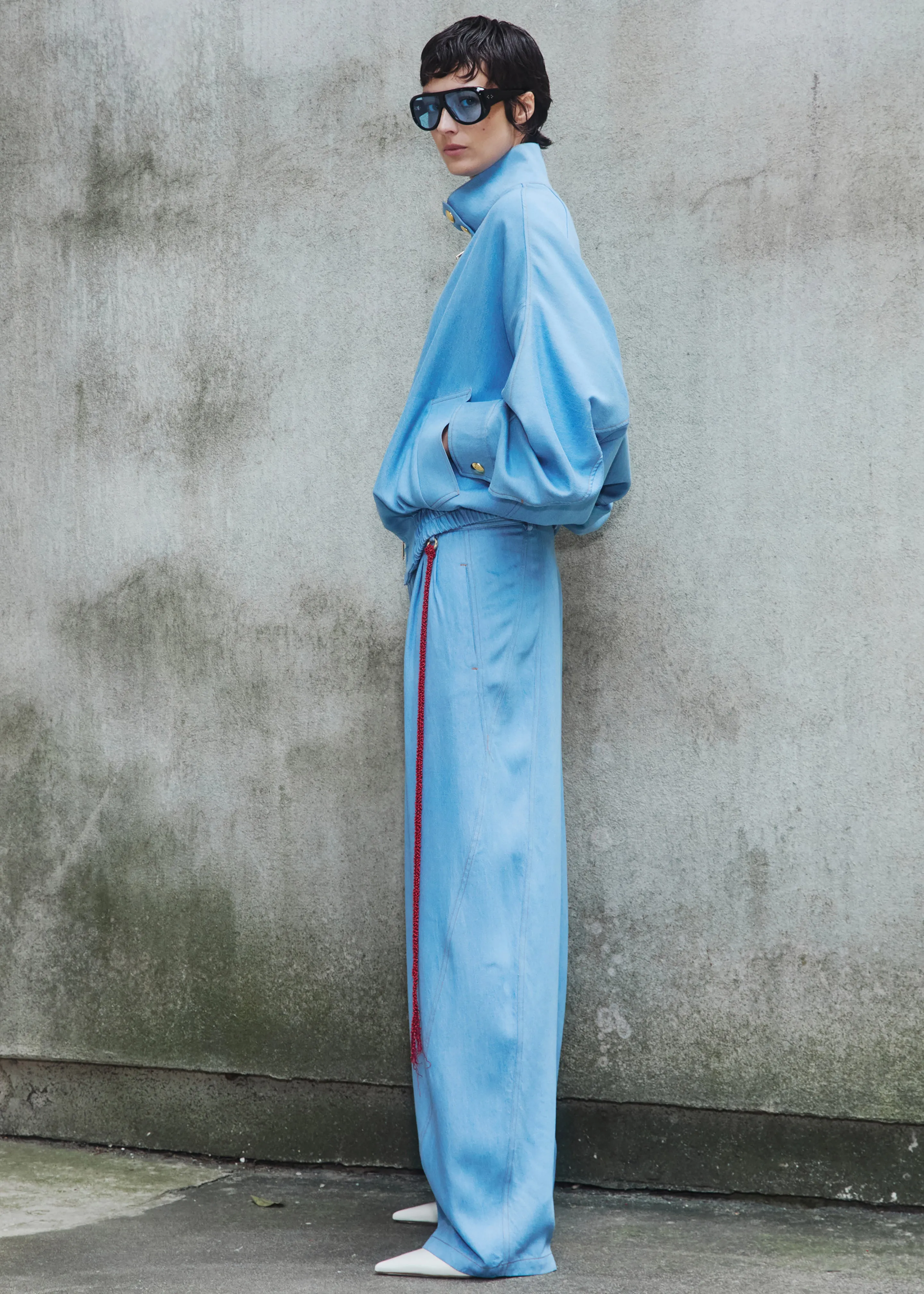 Darkpark Lee Light Bomber - Light Blue sold by Frankie Shop product image thumbnail 3