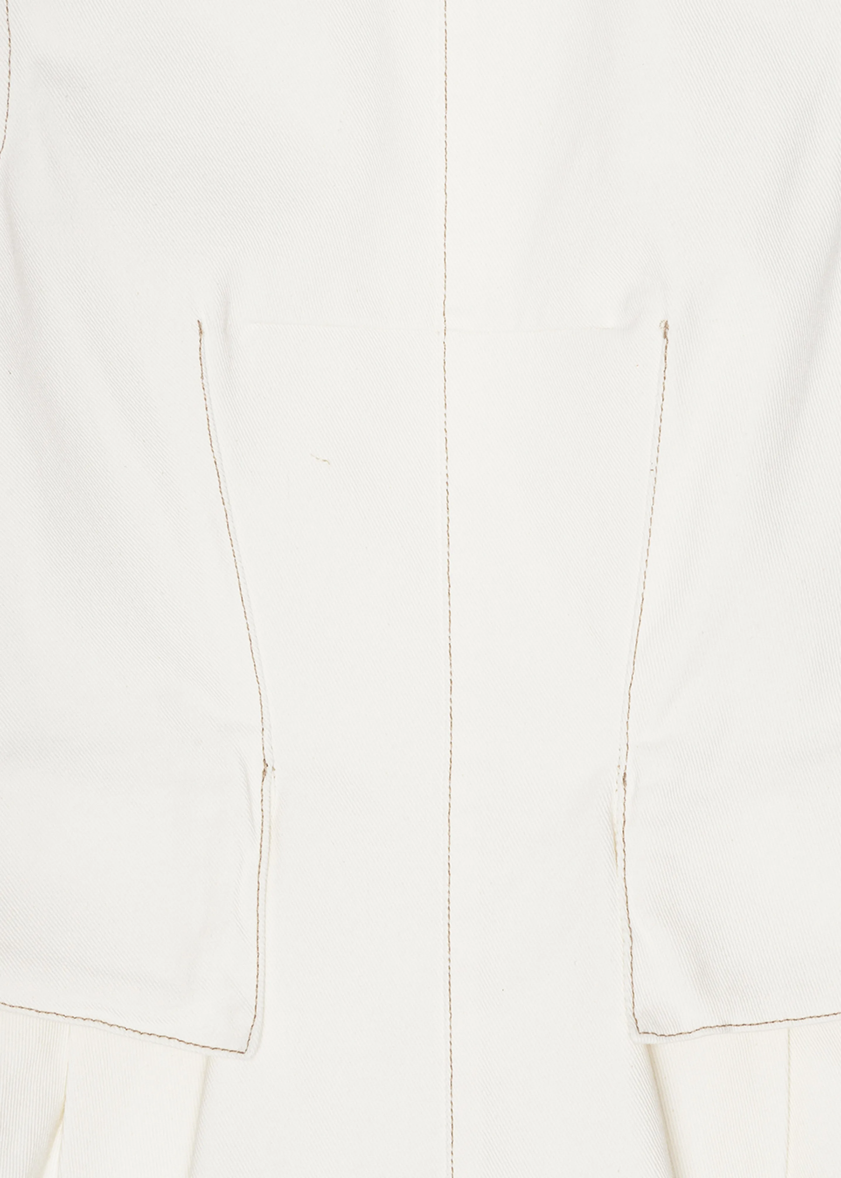 Remain Peplum Denim Top - Ecru sold by Frankie Shop product image thumbnail 5