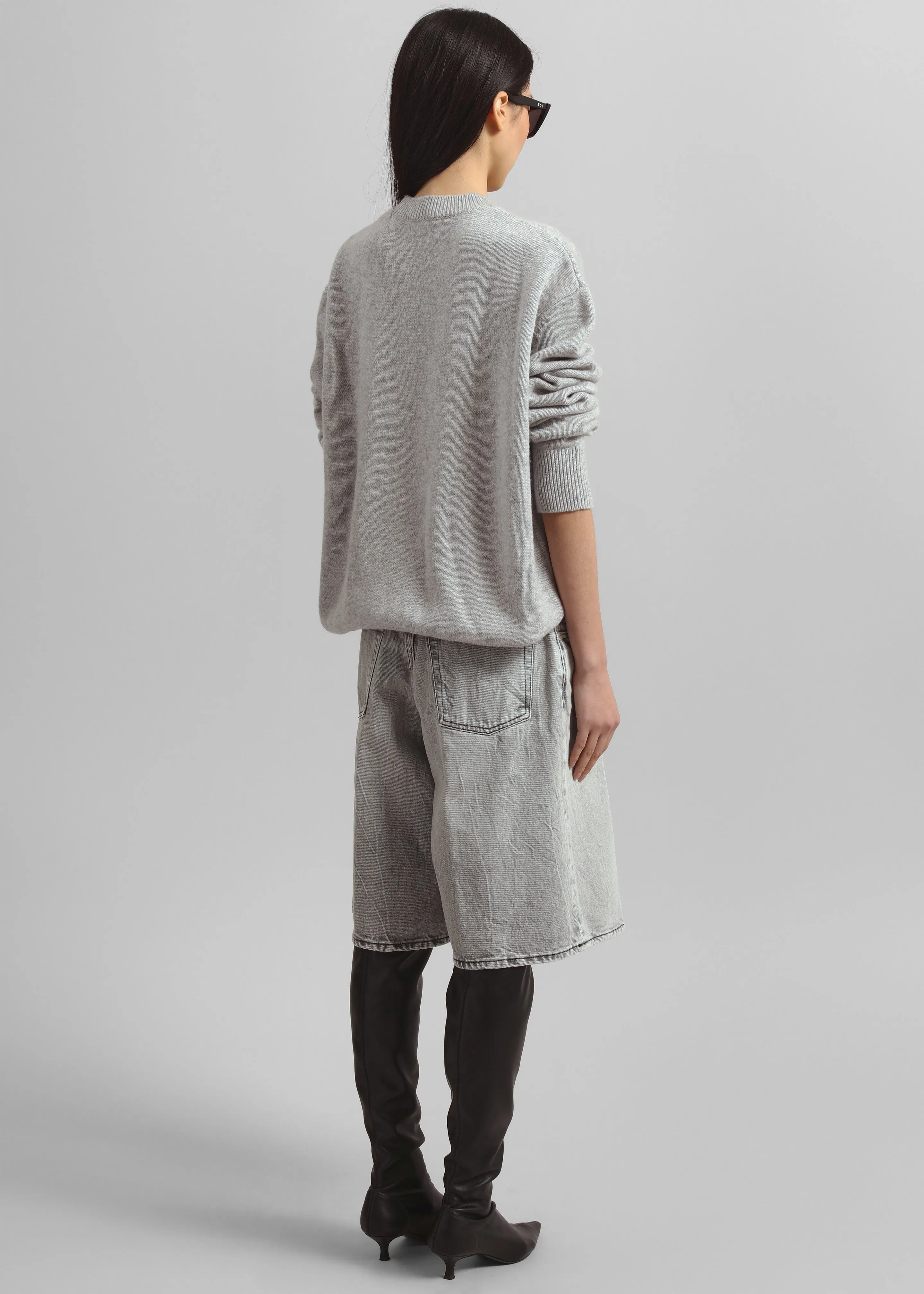 Haikure Becky Shorts - Fog Grey sold by Frankie Shop product image thumbnail 5