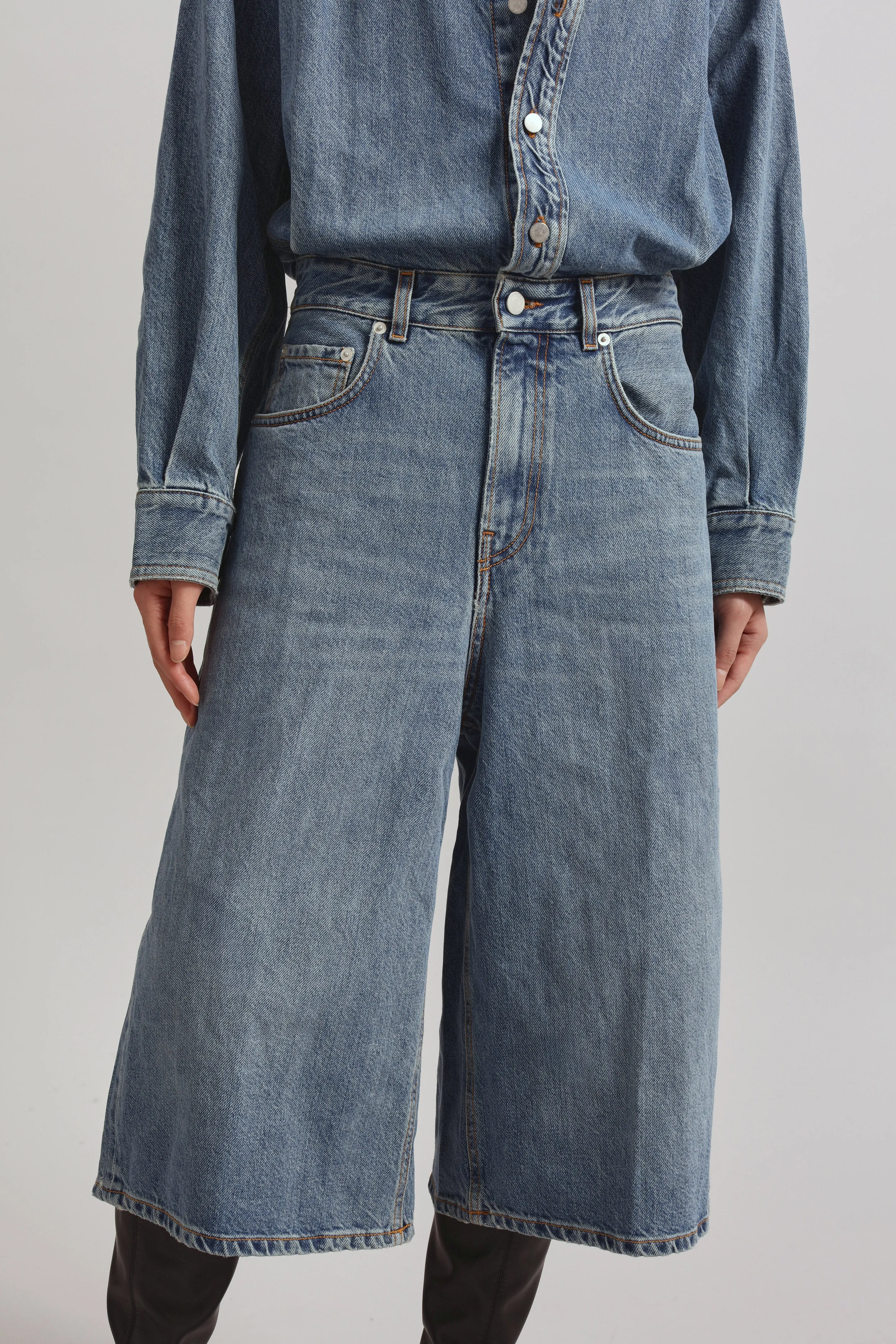 Haikure Tonya Jumpsuit - Mediterranean Blue sold by Frankie Shop product image thumbnail 3