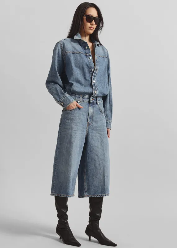 Haikure Tonya Jumpsuit - Mediterranean Blue sold by Frankie Shop