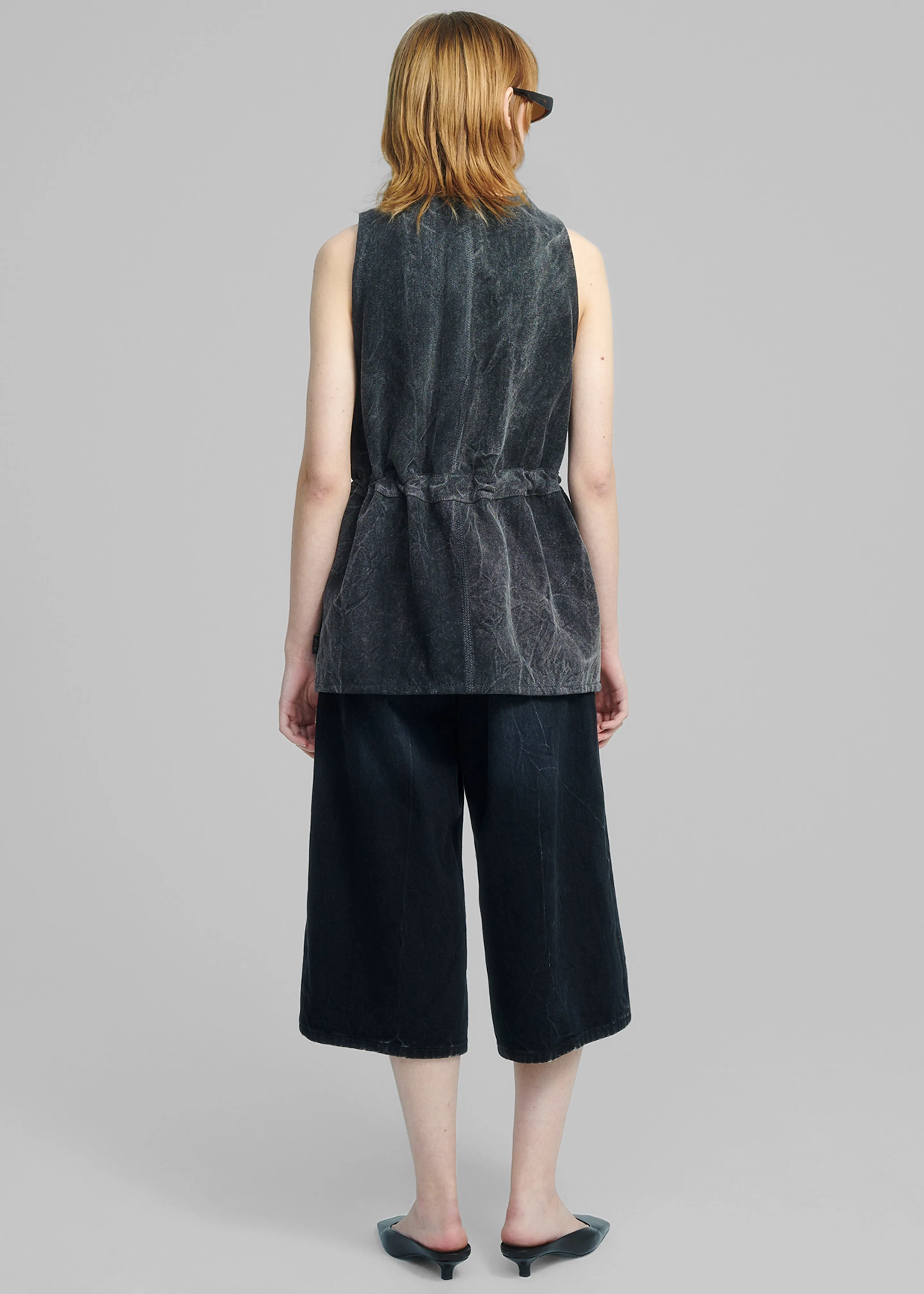 Haikure Gena Gilet Canvas Bell - Antracite sold by Frankie Shop product image thumbnail 4