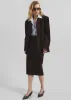Salnor Suede Blazer - Dark Brown sold by Frankie Shop