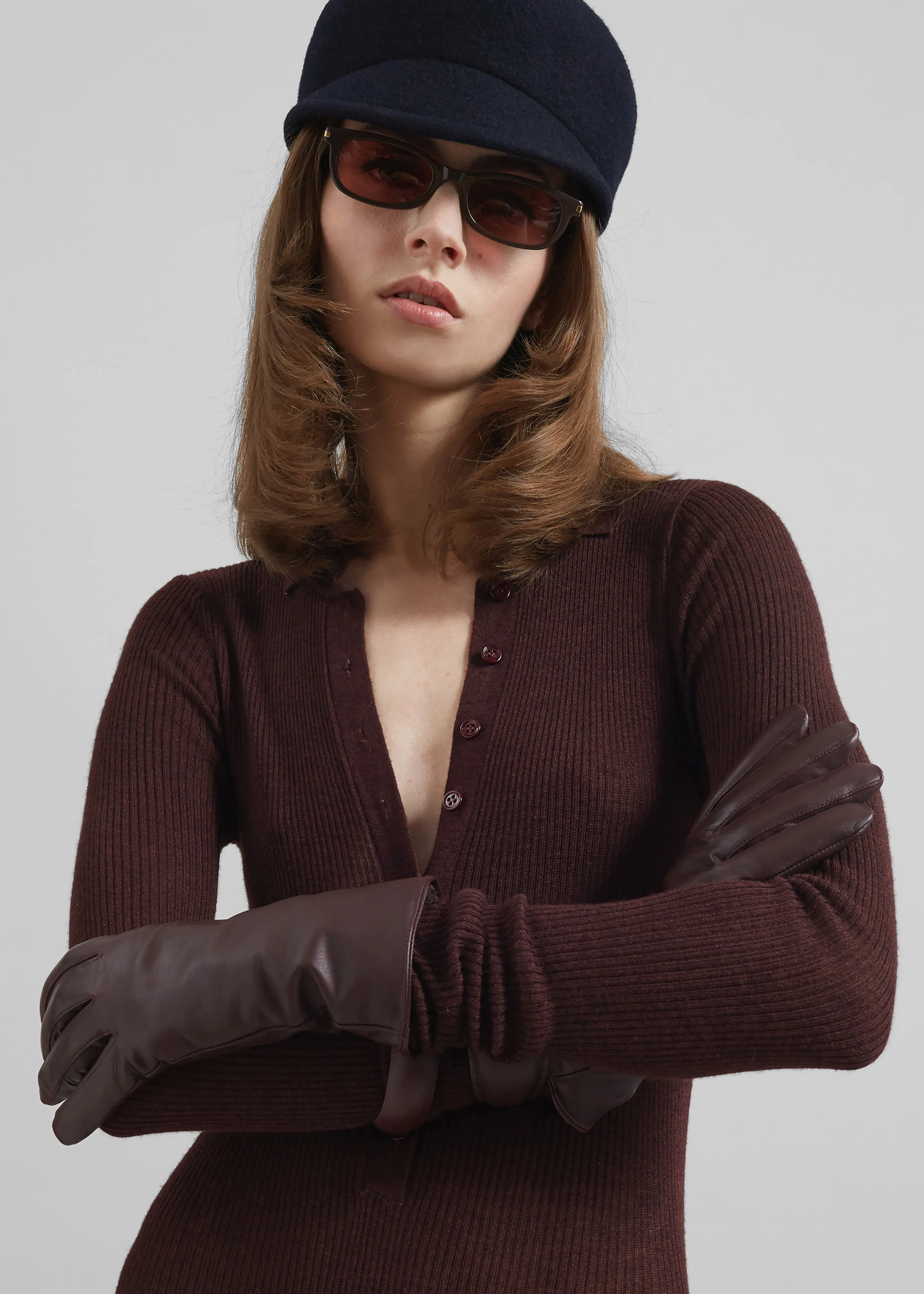 Callan Cap - Navy sold by Frankie Shop product image thumbnail 3