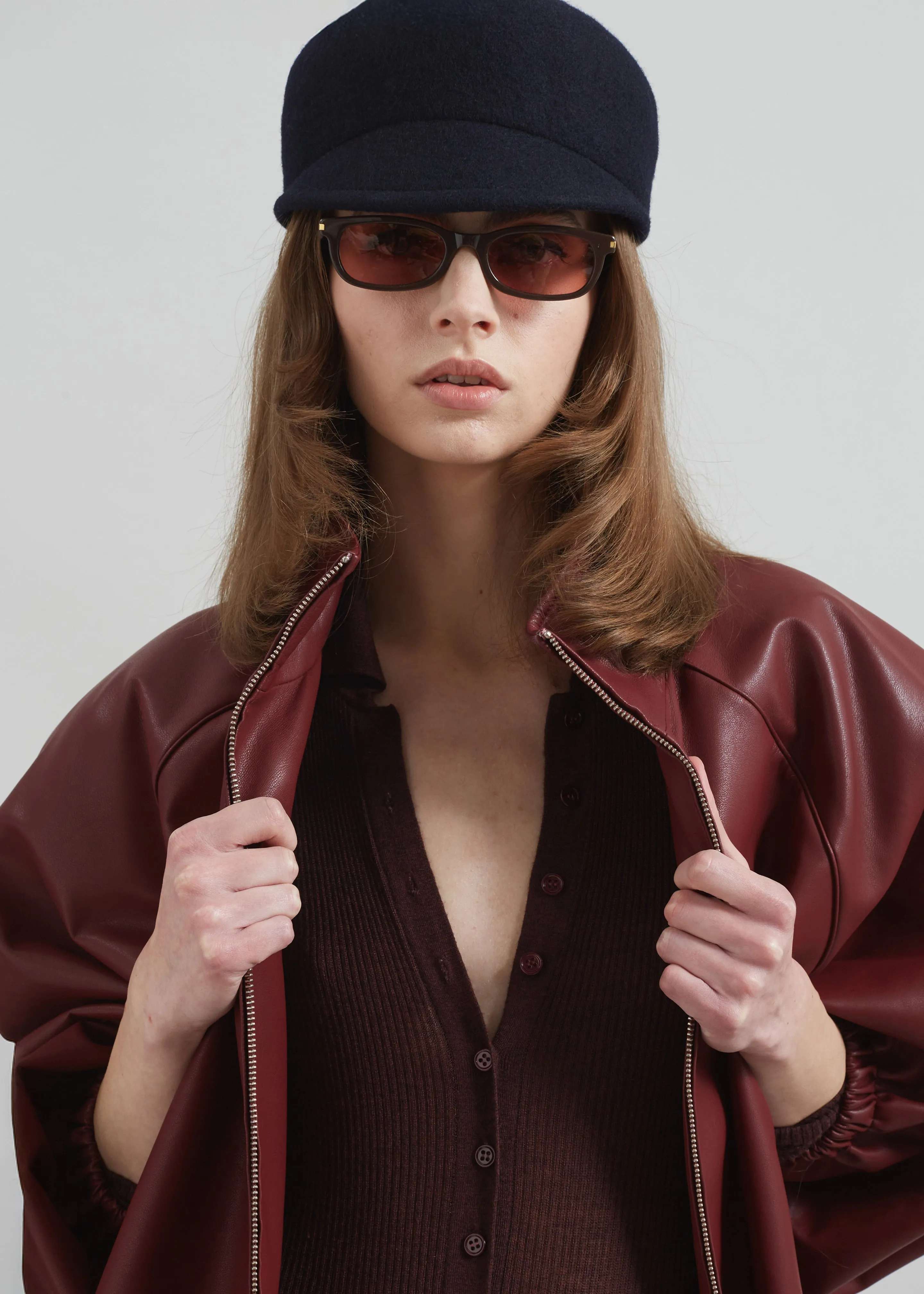 Callan Cap - Navy sold by Frankie Shop product image thumbnail 5