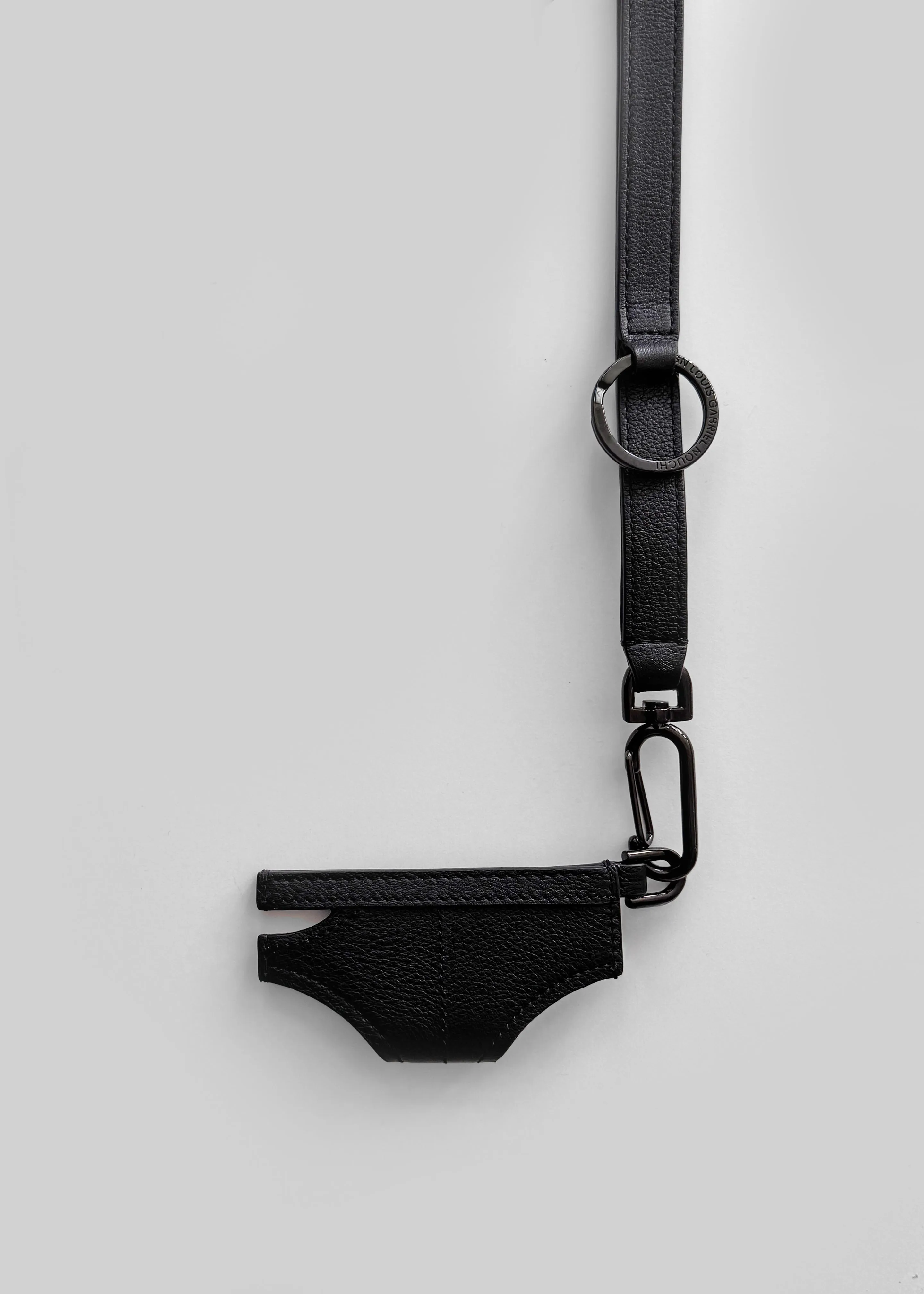 Louis Gabriel Nouchi Brief Leather Card Holder - Black sold by Frankie Shop product image thumbnail 2