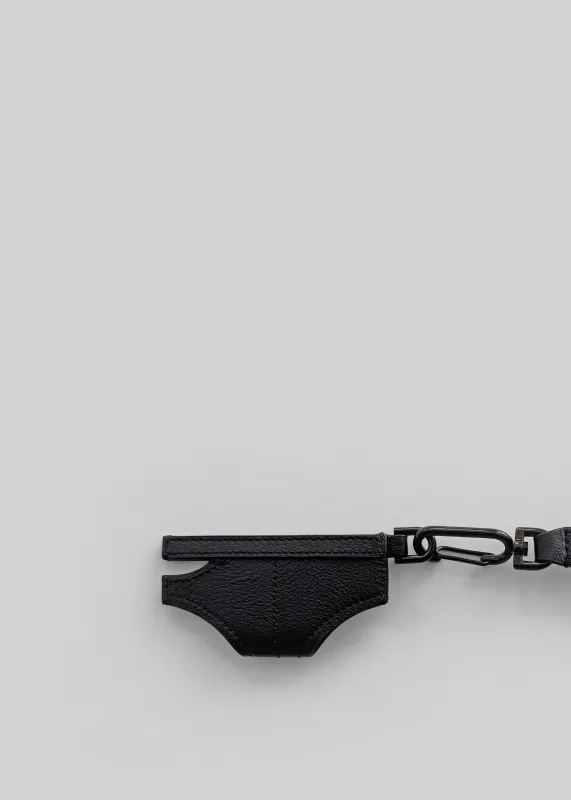 Louis Gabriel Nouchi Brief Leather Card Holder - Black sold by Frankie Shop