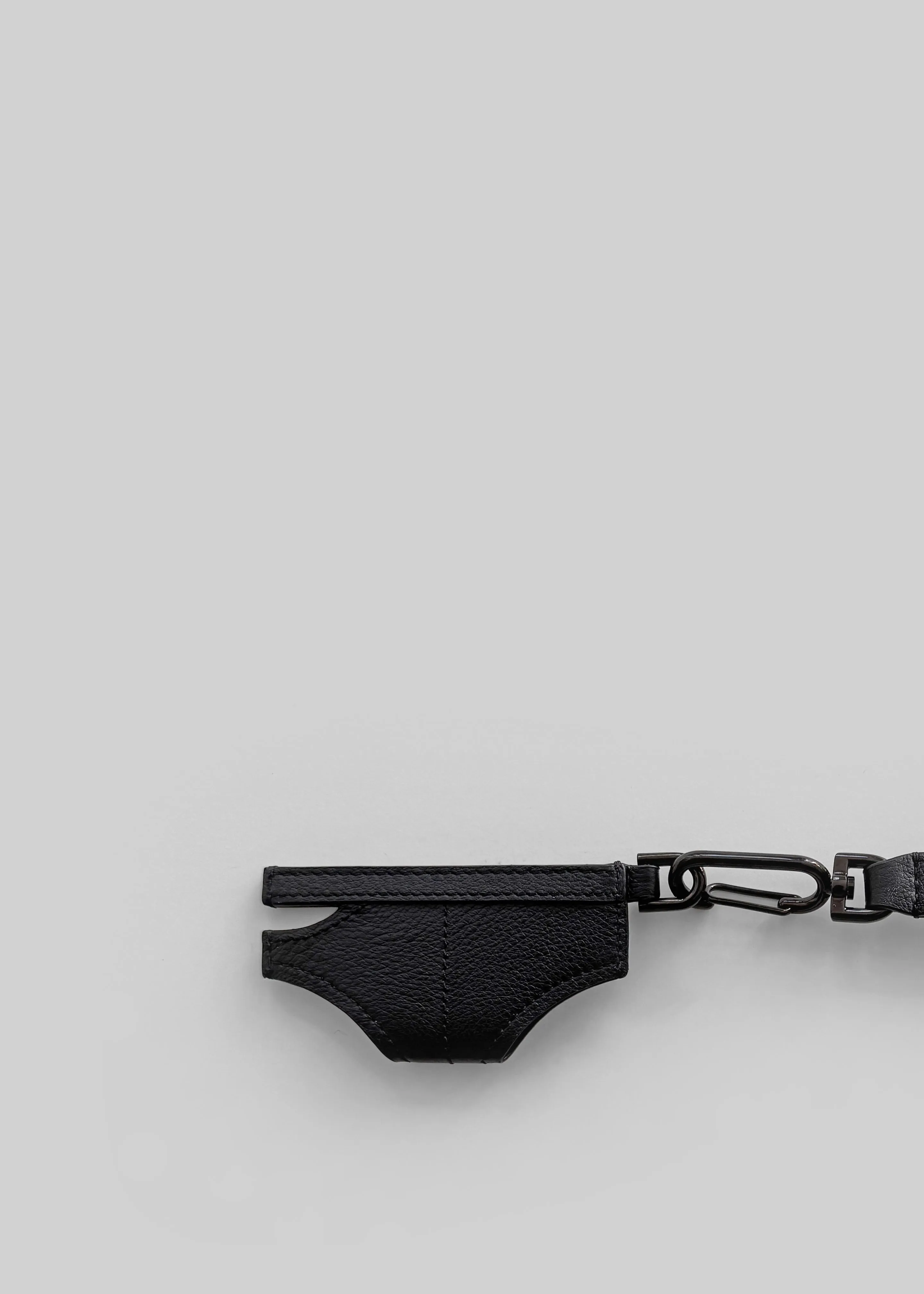 Louis Gabriel Nouchi Brief Leather Card Holder - Black sold by Frankie Shop