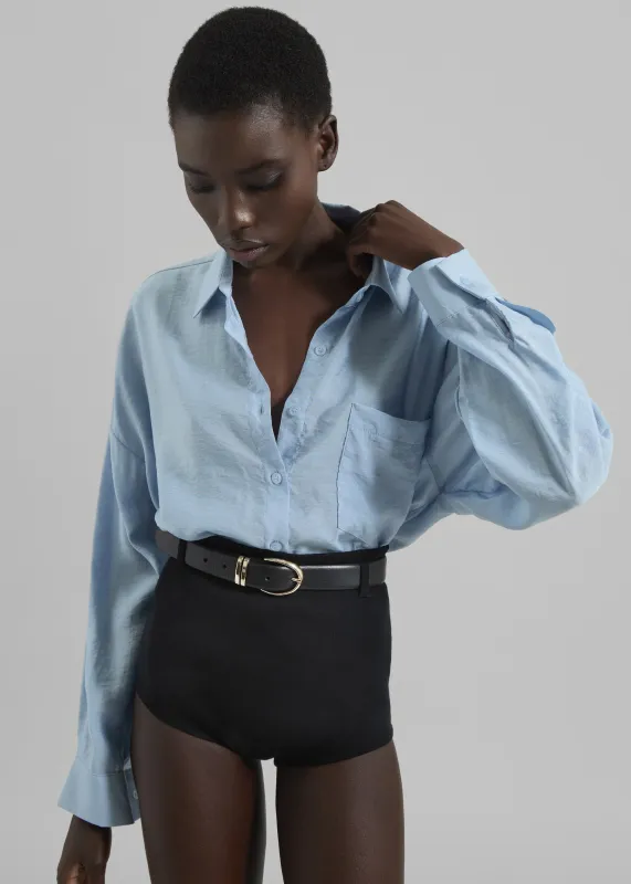 Ascain Fluid Shirt - Sky Blue sold by Frankie Shop