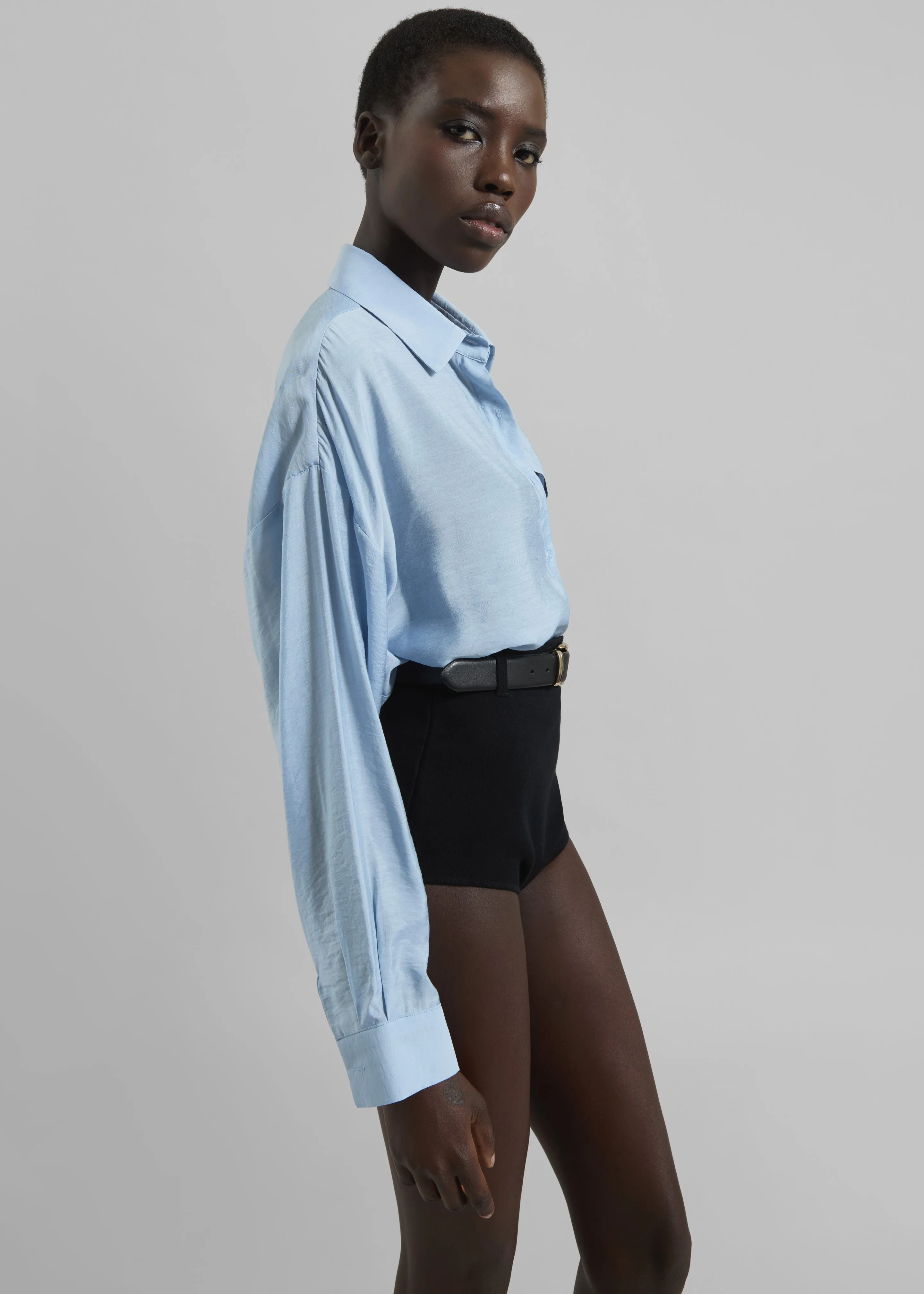Ascain Fluid Shirt - Sky Blue sold by Frankie Shop product image thumbnail 2