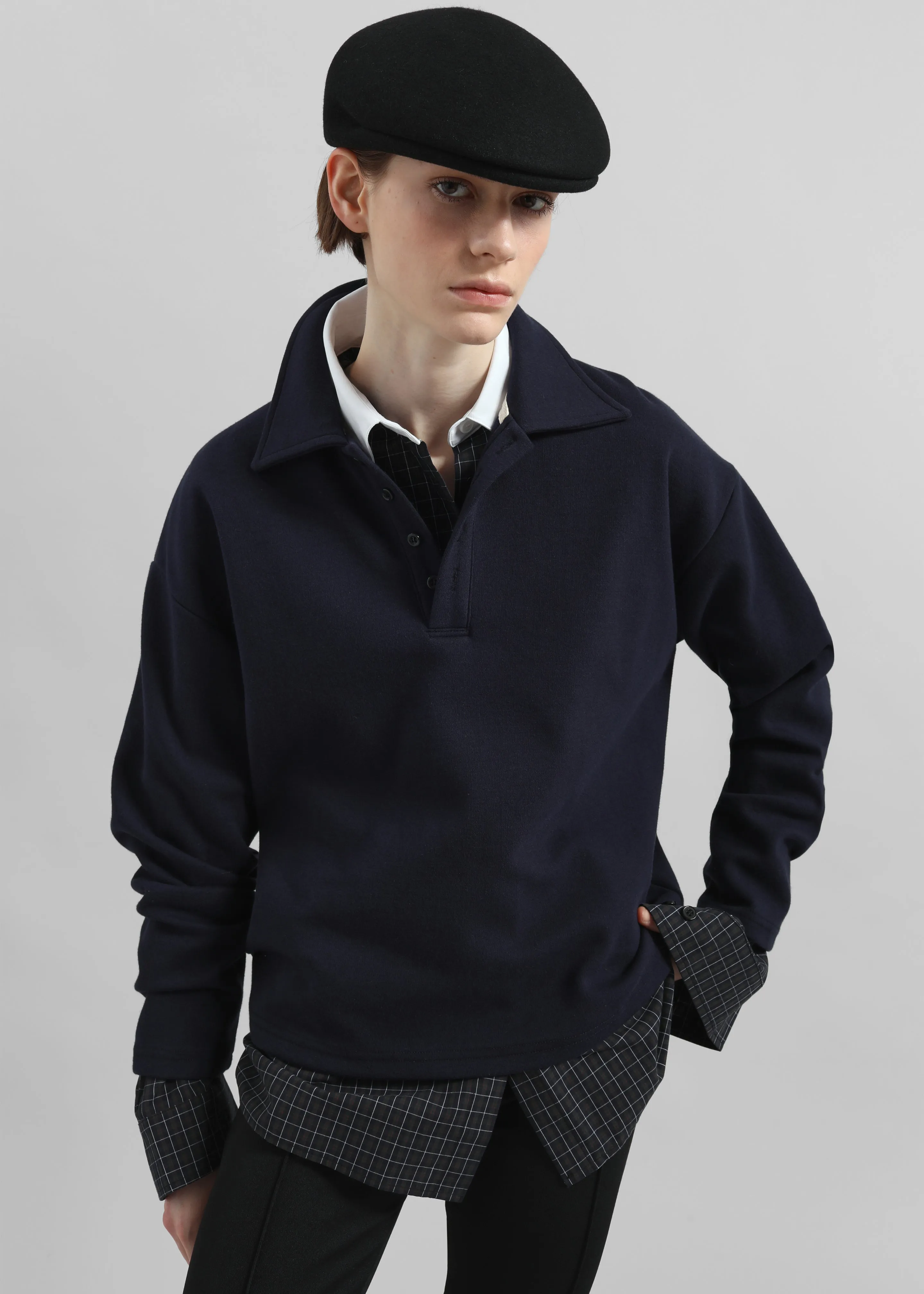 Mosbach Polo - Navy sold by Frankie Shop product image thumbnail 5
