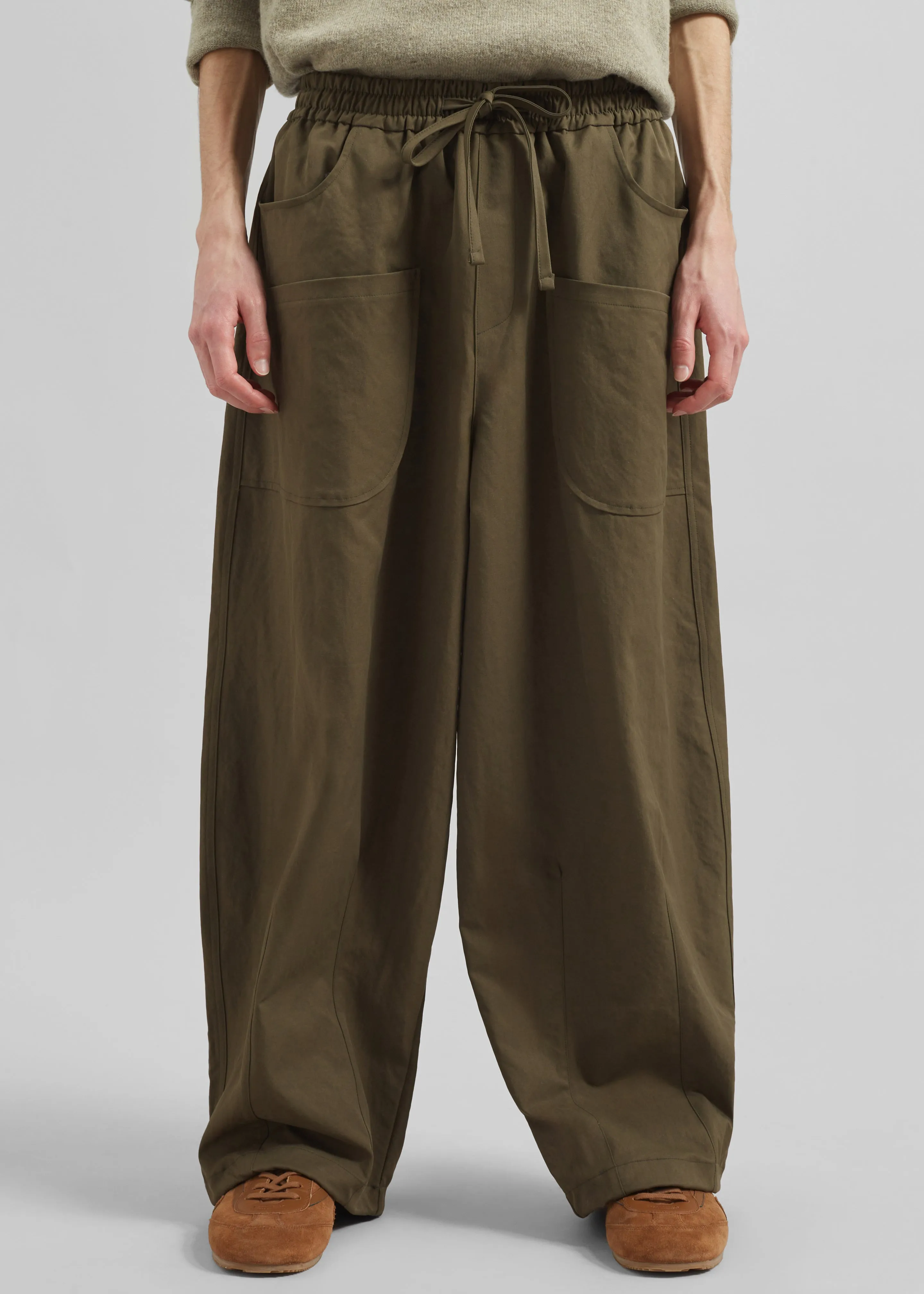 Fae Balloon Pants - Army Green sold by Frankie Shop product image thumbnail 4