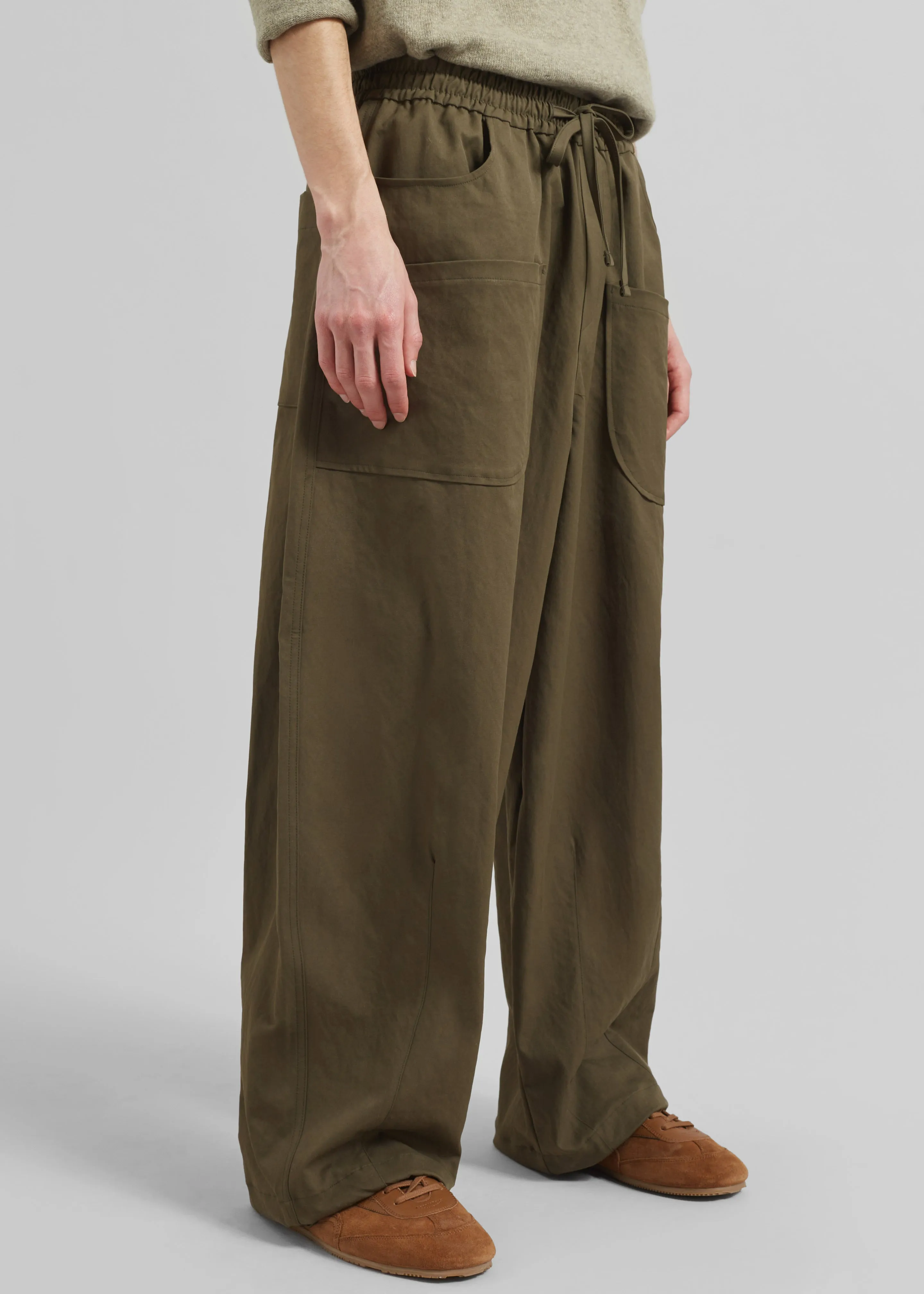 Fae Balloon Pants - Army Green sold by Frankie Shop