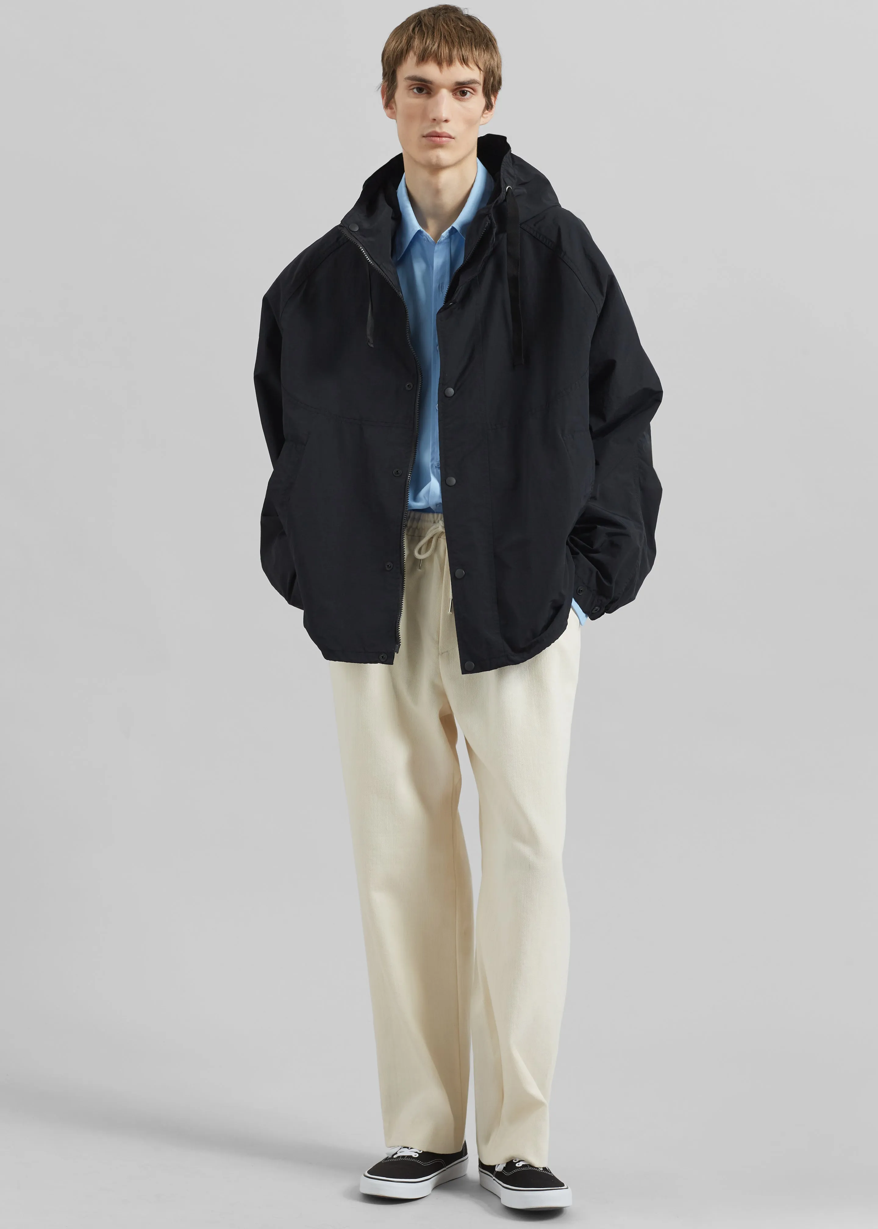 Haflong Hooded Jacket - Black sold by Frankie Shop product image thumbnail 3