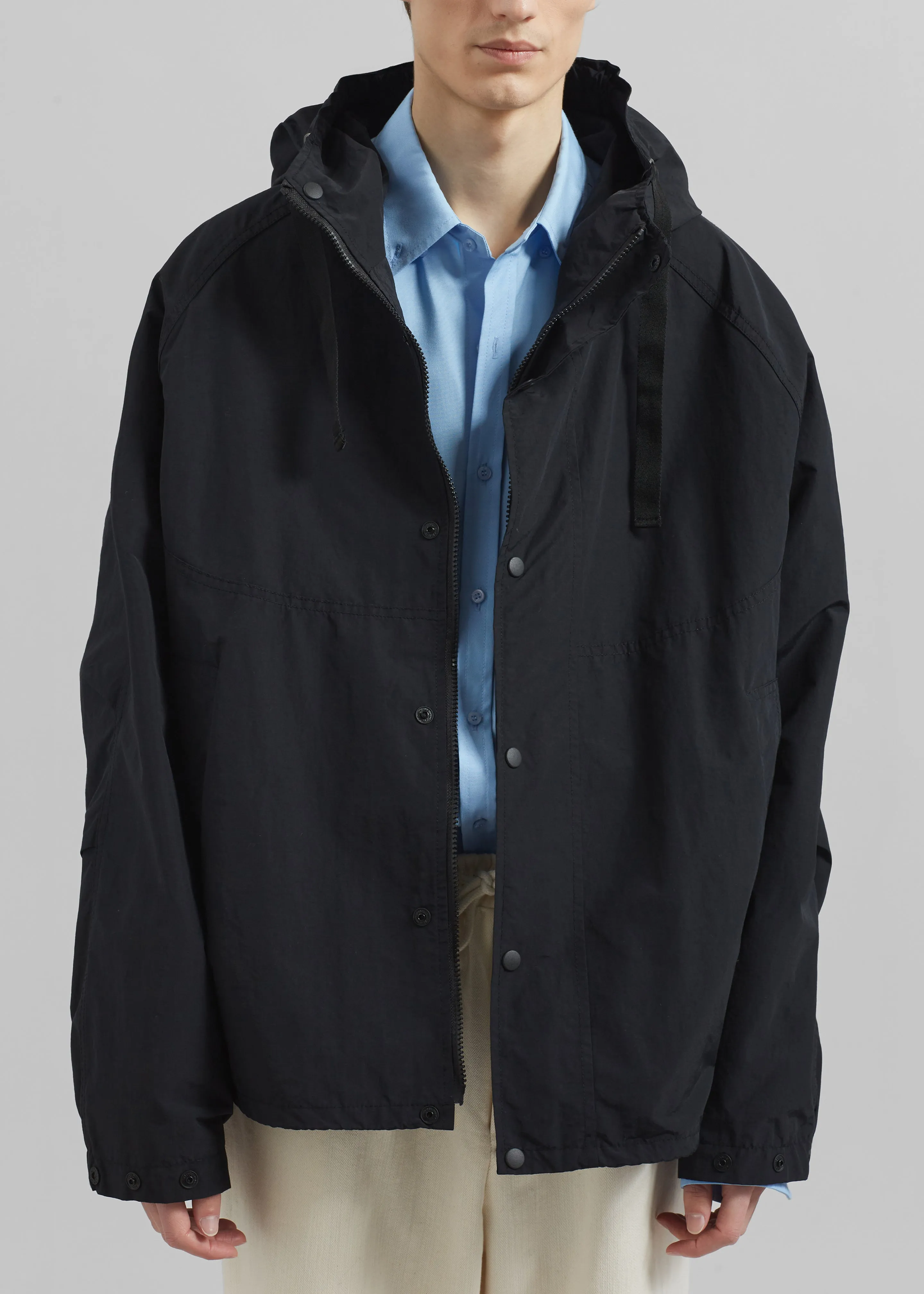 Haflong Hooded Jacket - Black sold by Frankie Shop product image thumbnail 2