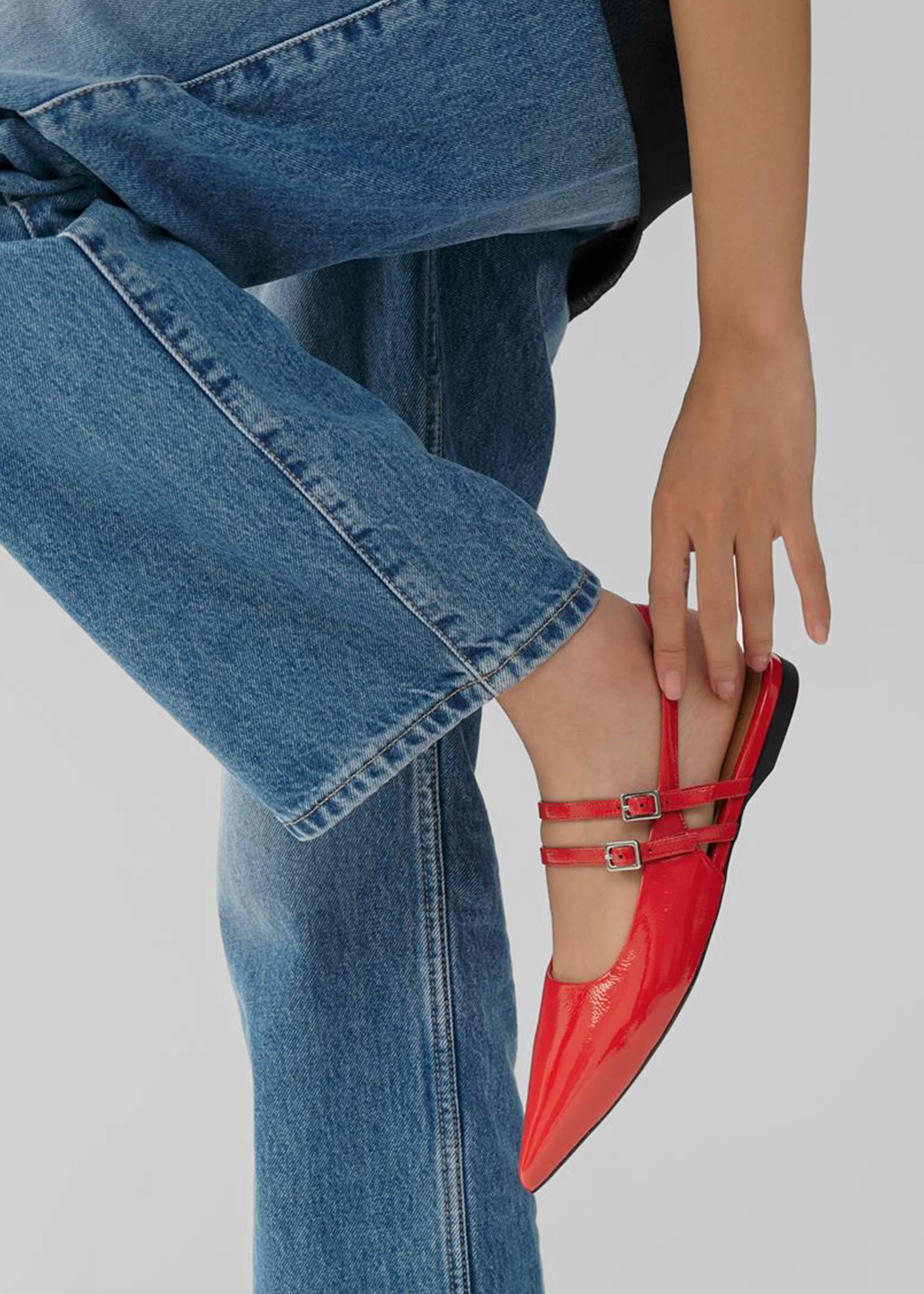 Vagabond Hermine Low Shoes - Flame Red sold by Frankie Shop