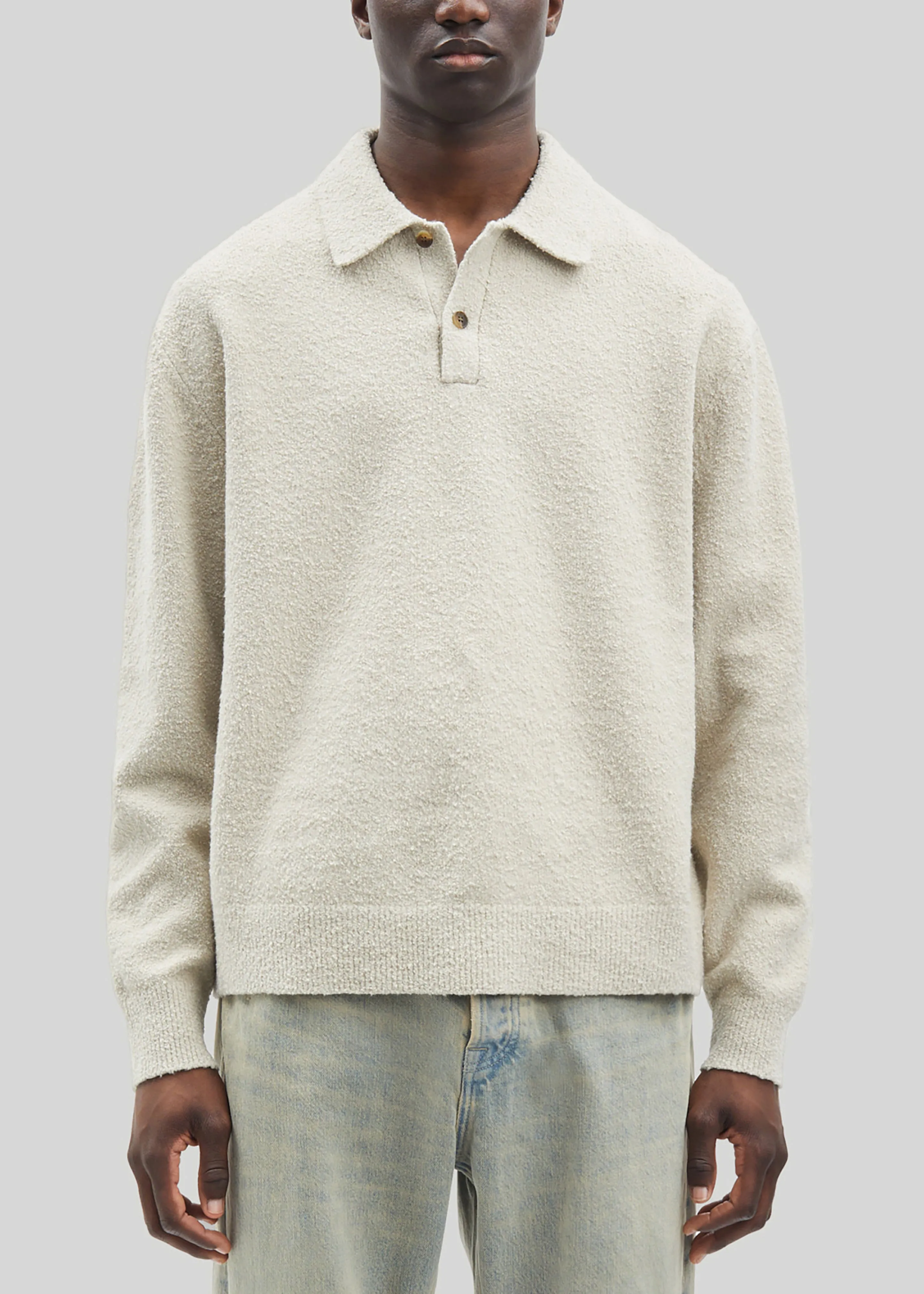 Samsøe Samsøe Sanino Polo - Clear Cream sold by Frankie Shop product image thumbnail 2