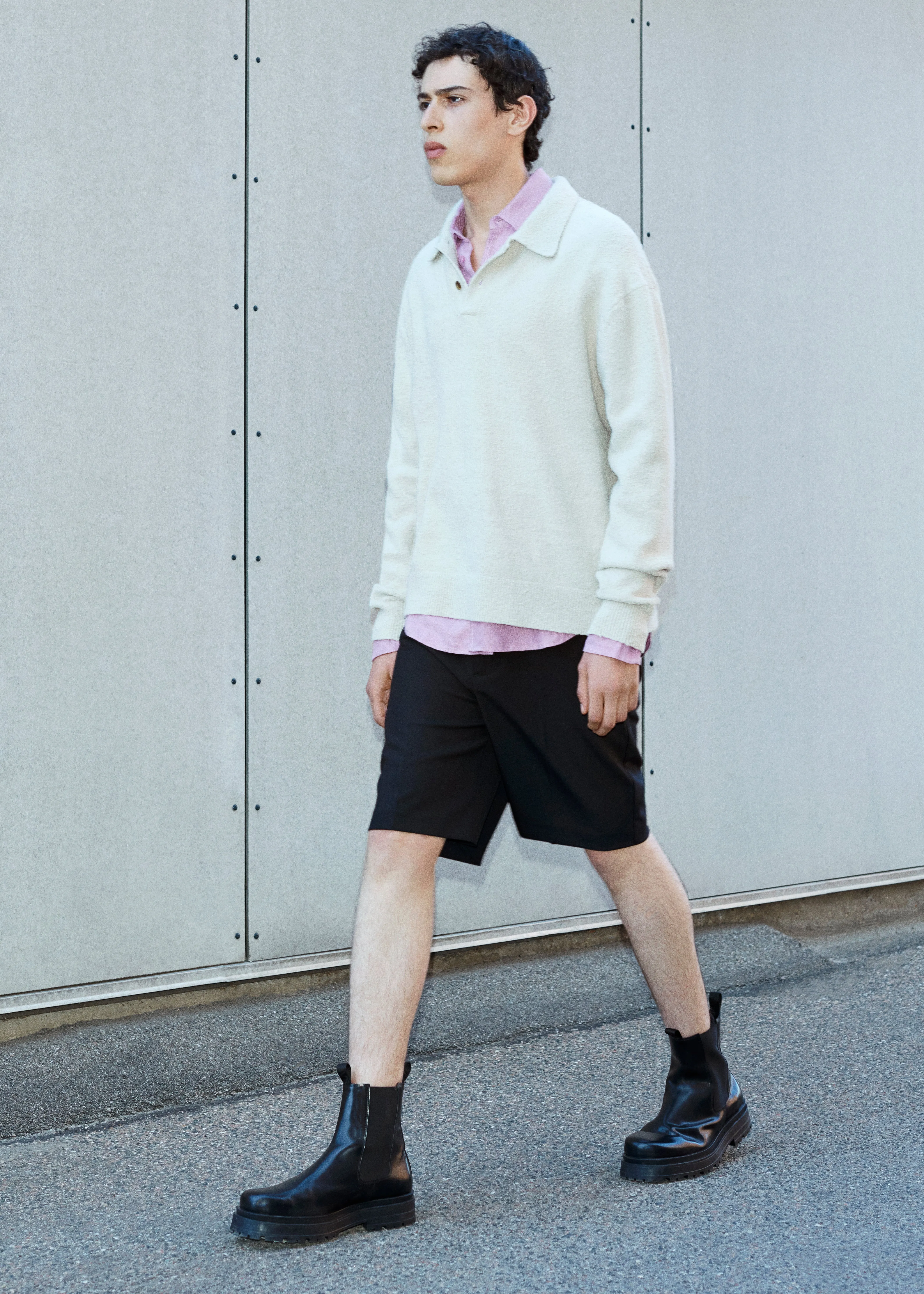 Samsøe Samsøe Sanino Polo - Clear Cream sold by Frankie Shop