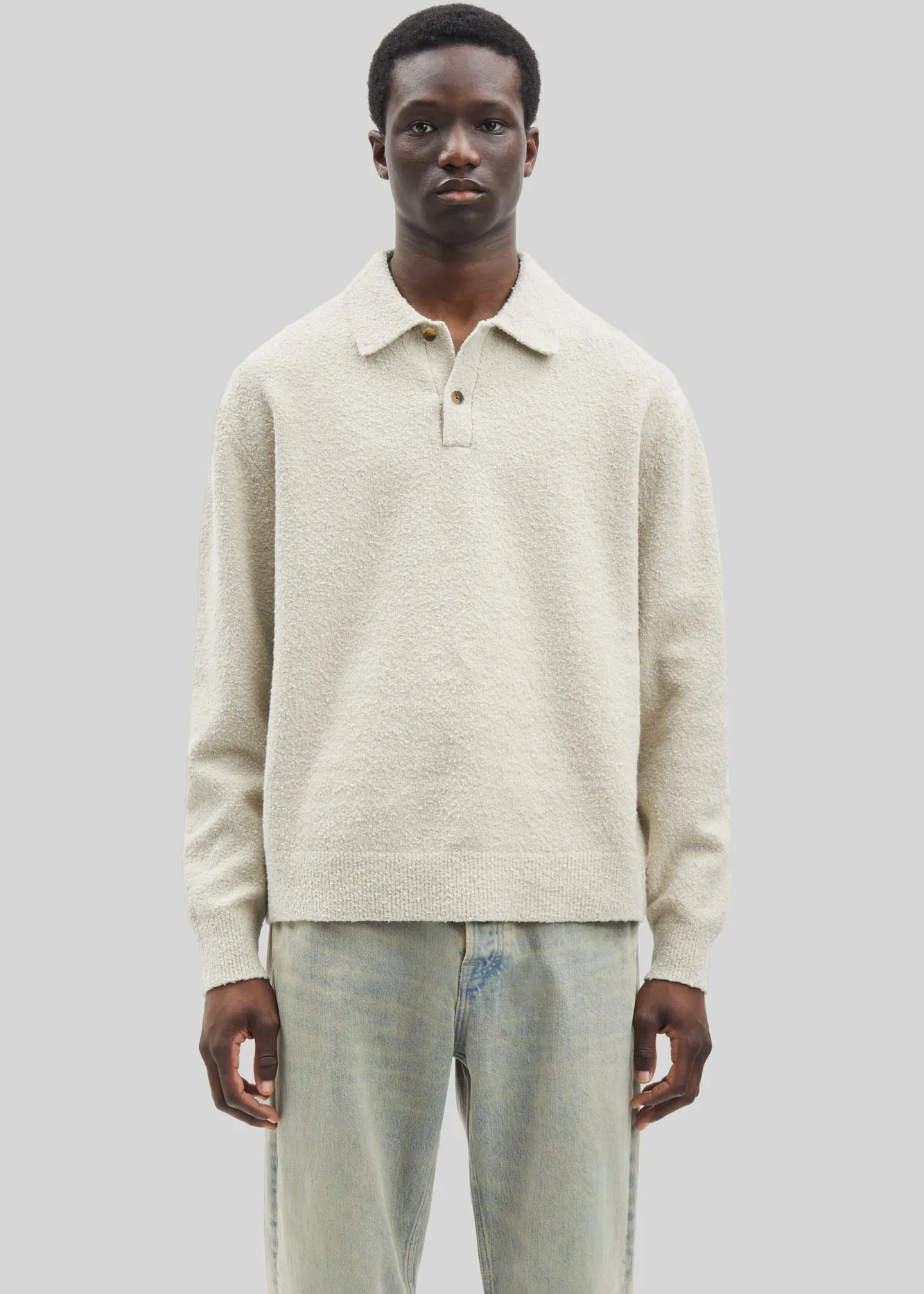 Samsøe Samsøe Sanino Polo - Clear Cream sold by Frankie Shop product image thumbnail 5