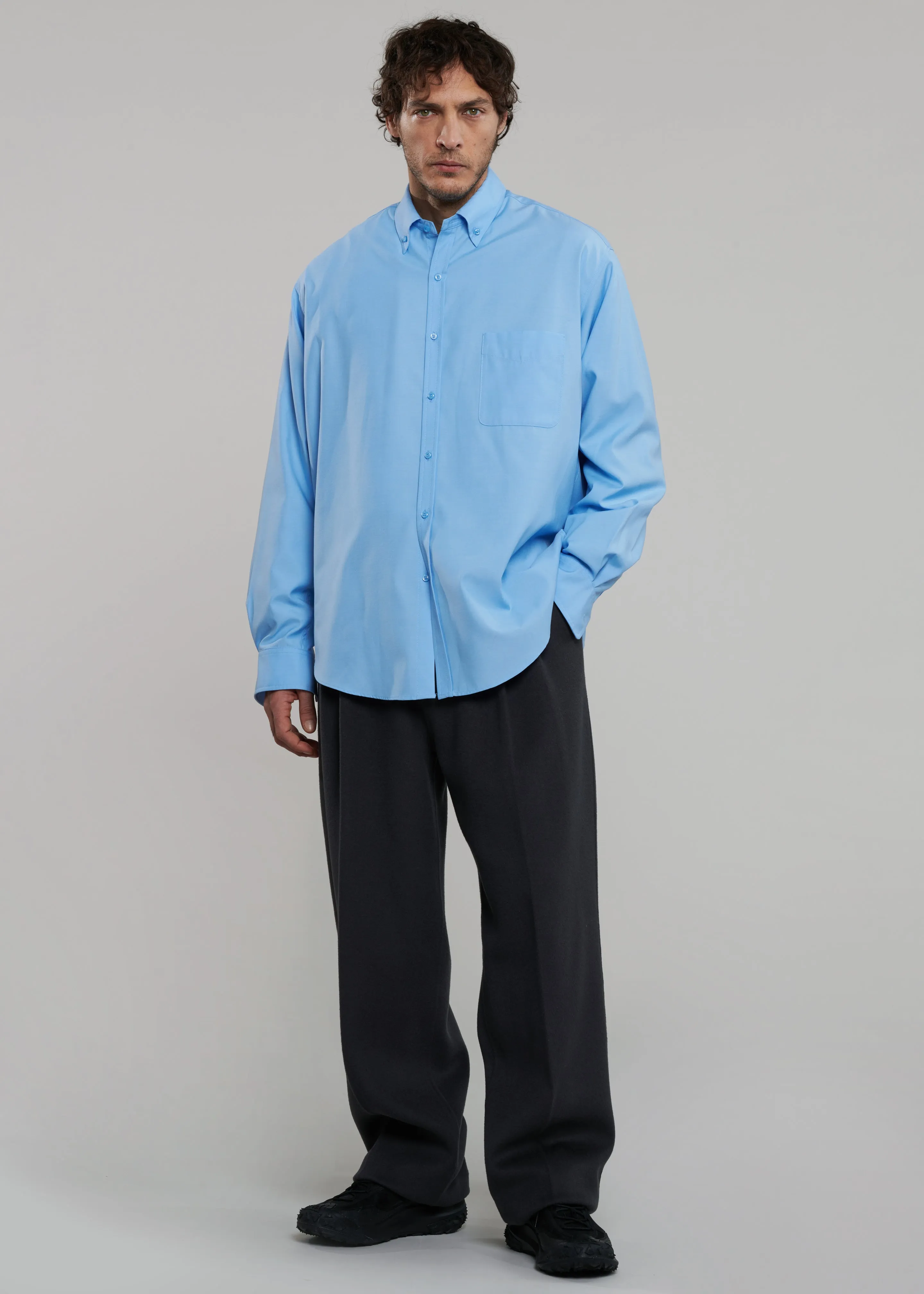 Mason Button Up Shirt - Blue sold by Frankie Shop product image thumbnail 2