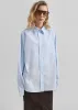 Volda Asymmetric Button-Up Shirt - Sky Blue sold by Frankie Shop