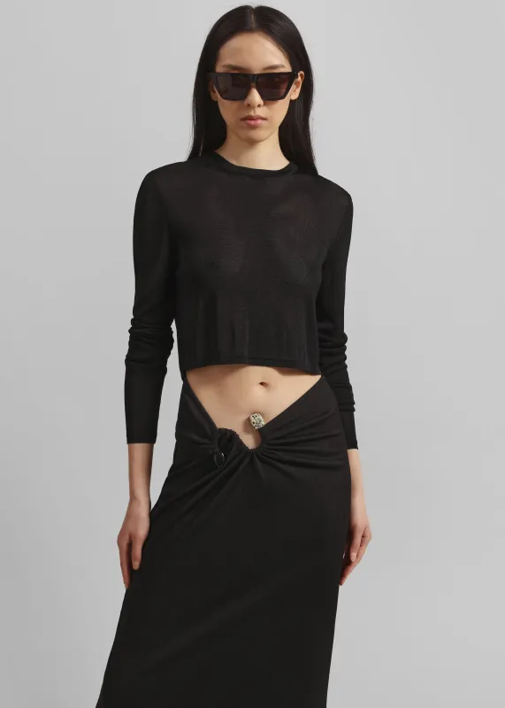 Christopher Esber S-Buckle Suspension Skirt - Black sold by Frankie Shop