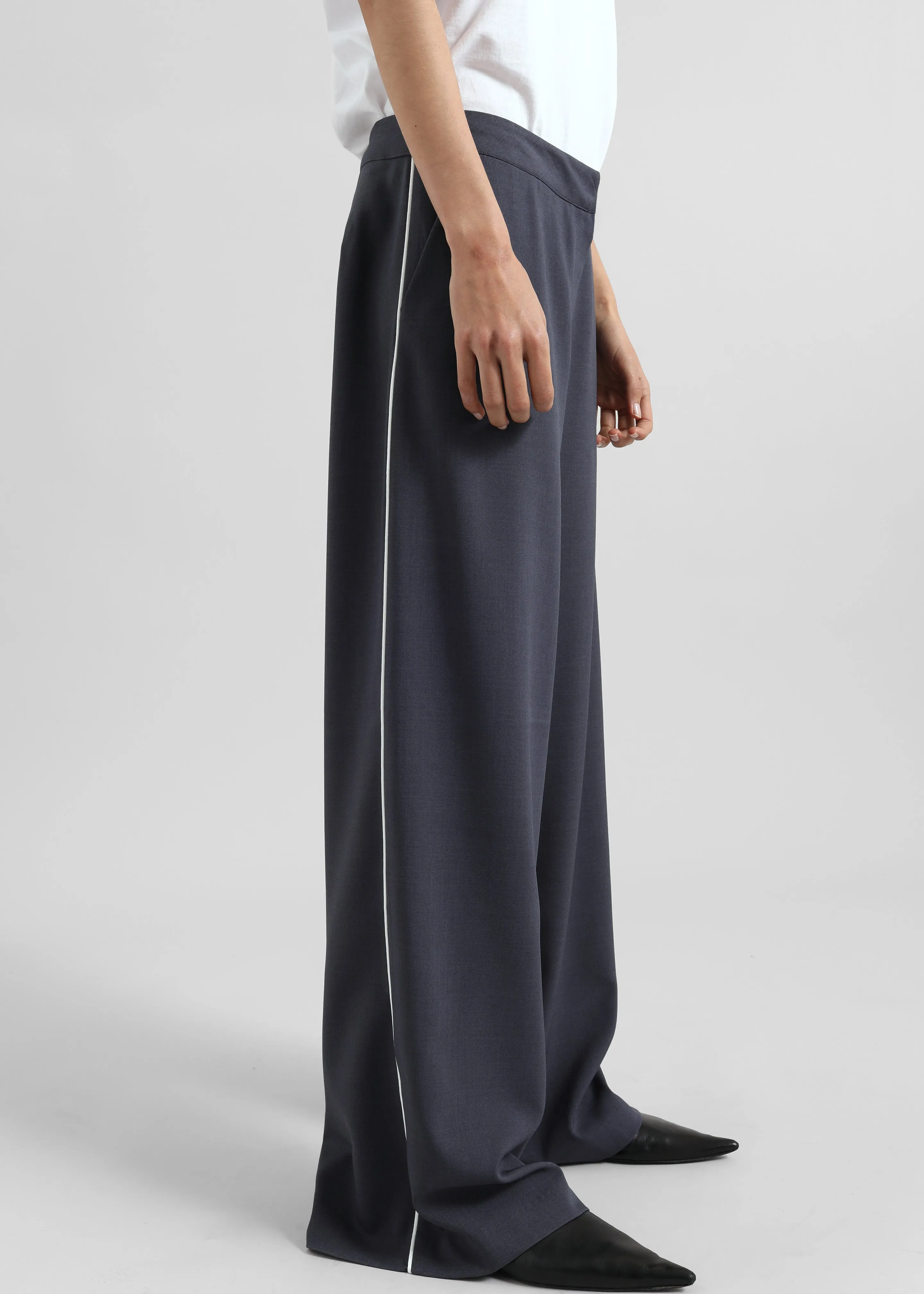 Kemi Contrast Trim Pants - Dark Blue sold by Frankie Shop product image thumbnail 3