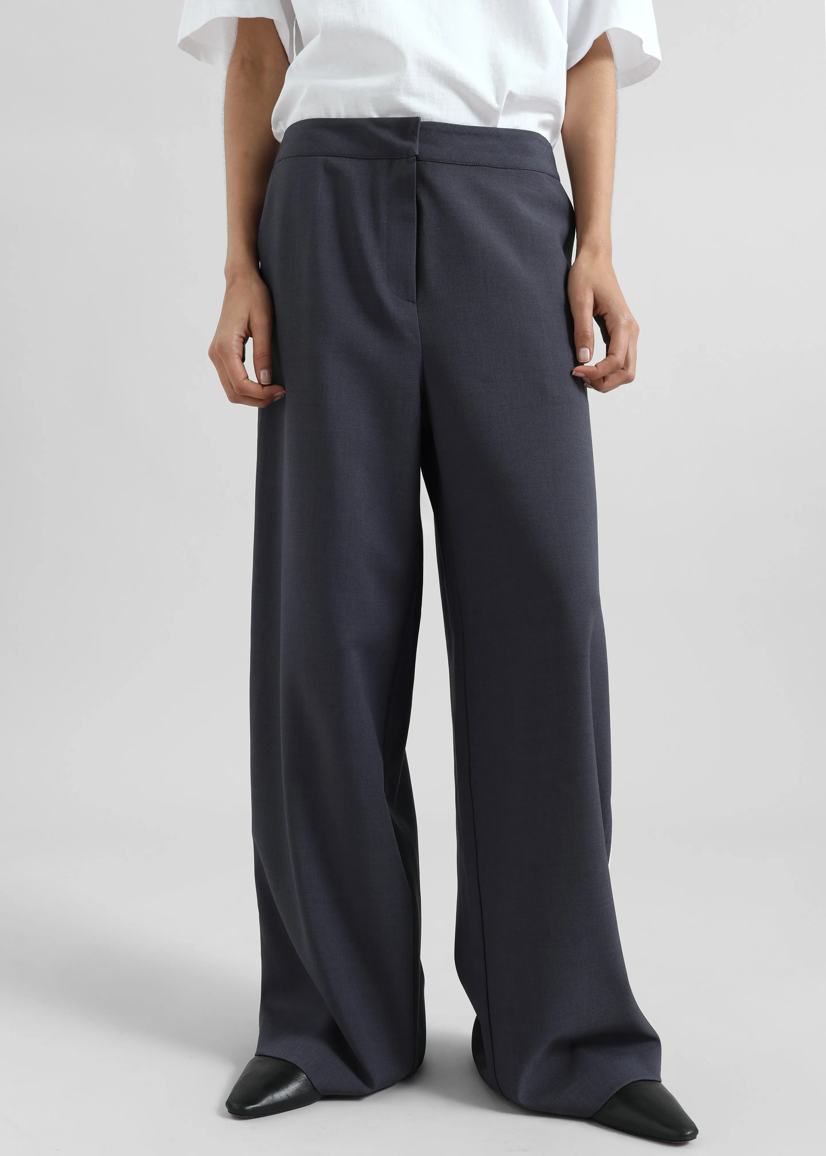 Kemi Contrast Trim Pants - Dark Blue sold by Frankie Shop product image thumbnail 5