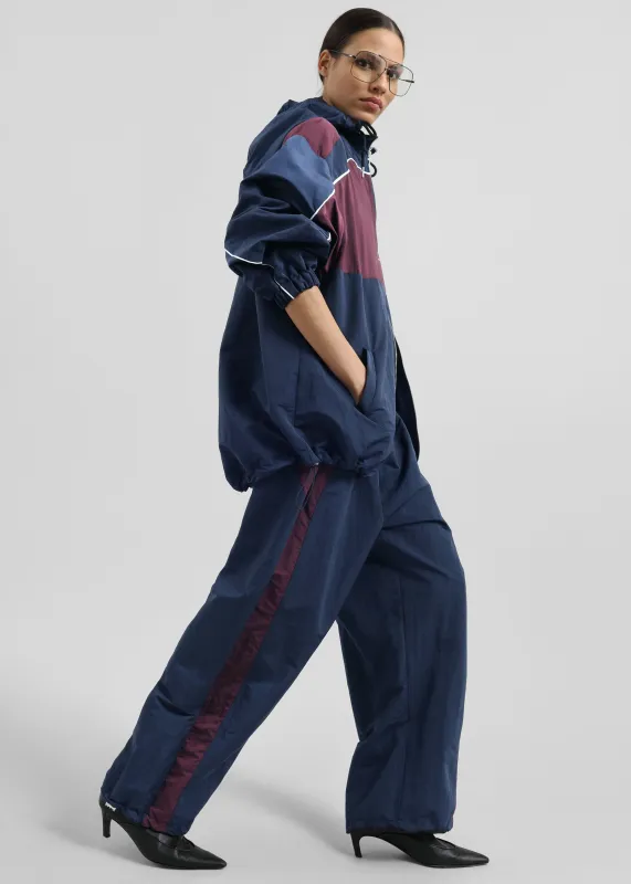 Bromley Colorblock Joggers - Navy sold by Frankie Shop