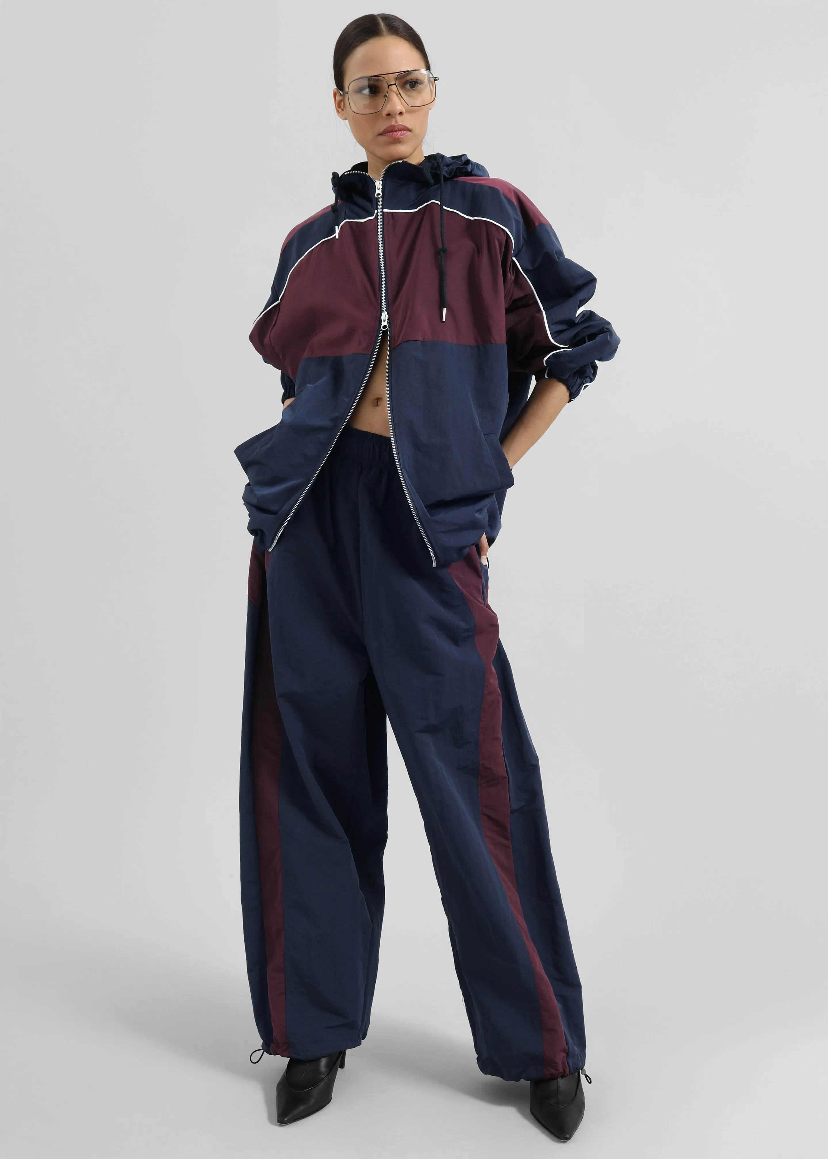 Bromley Colorblock Track Jacket - Navy sold by Frankie Shop product image thumbnail 2